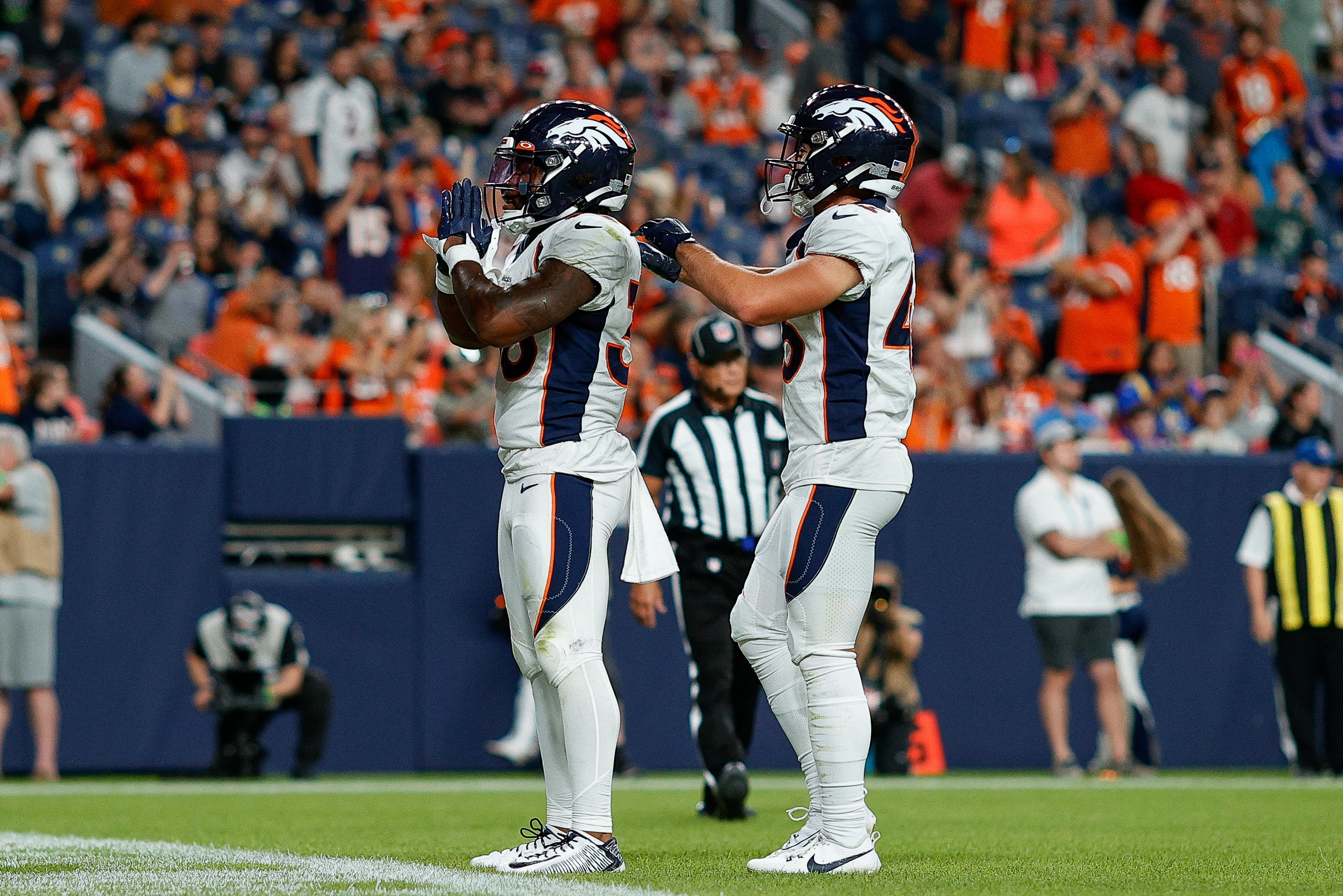 Broncos finish preseason with 41-0 rout of Rams