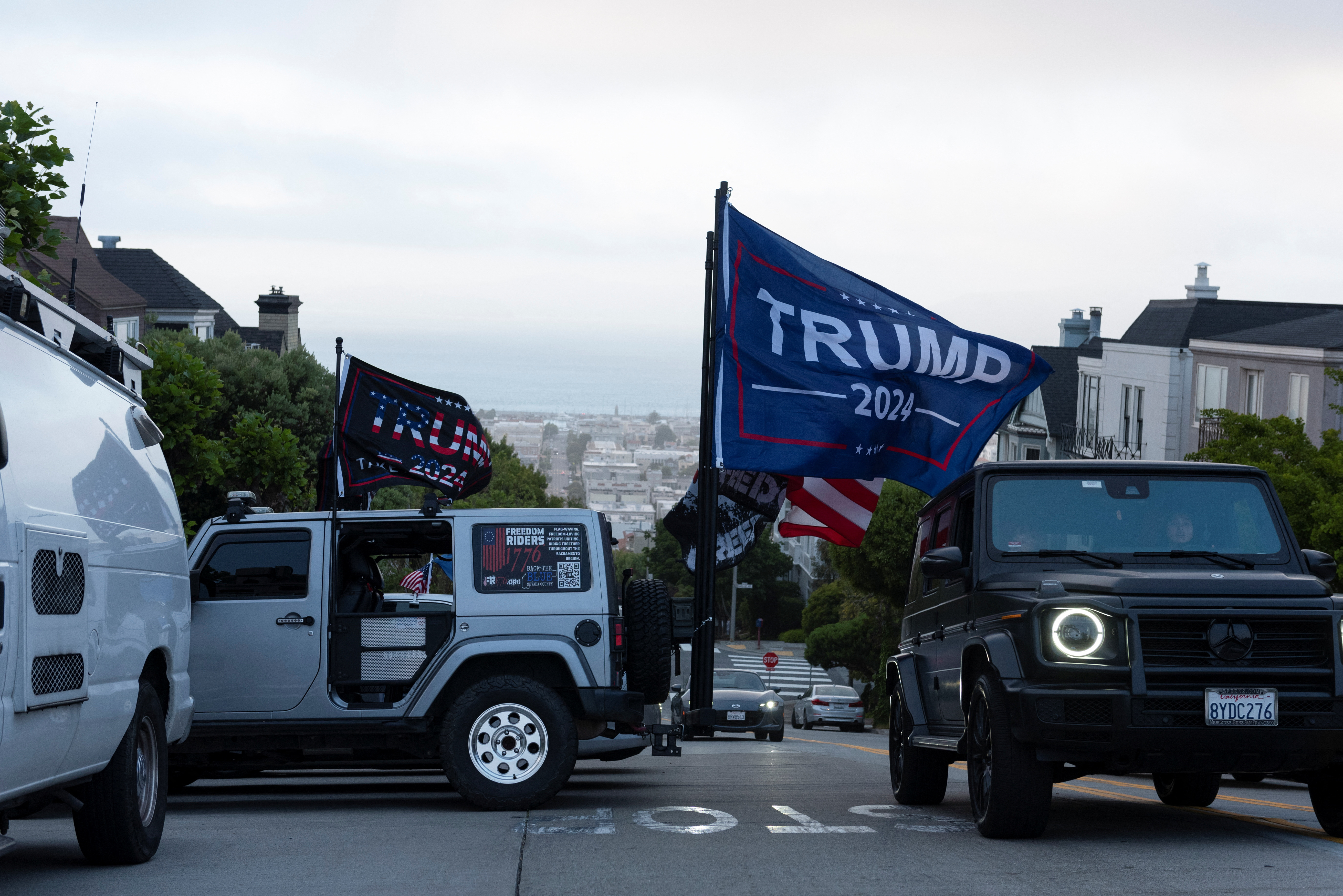 Trump in left-wing San Francisco for high-dollar tech fundraiser
