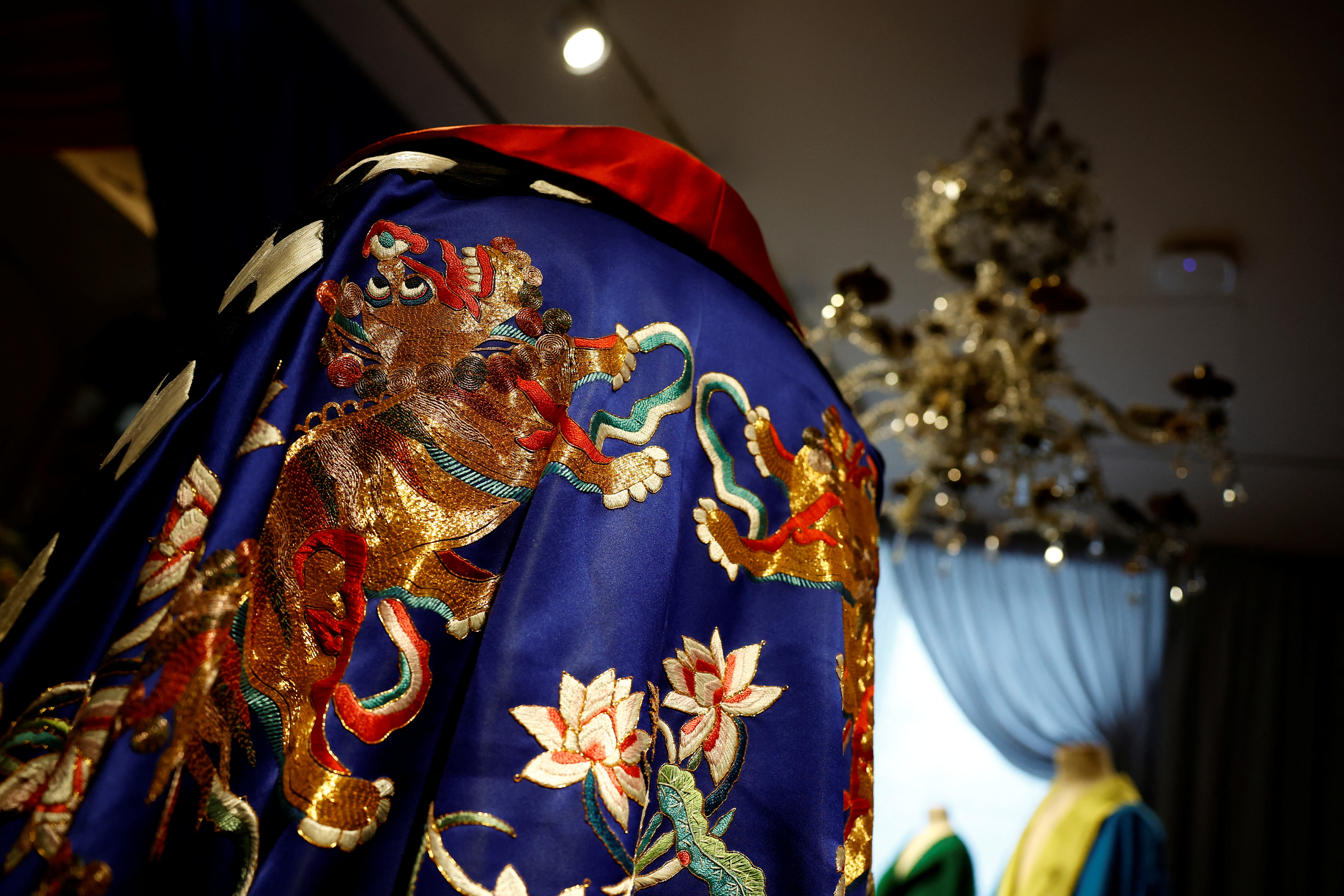Couture collection of late fashion icon Andre Leon Talley on exhibit before auction at Christie's in Paris