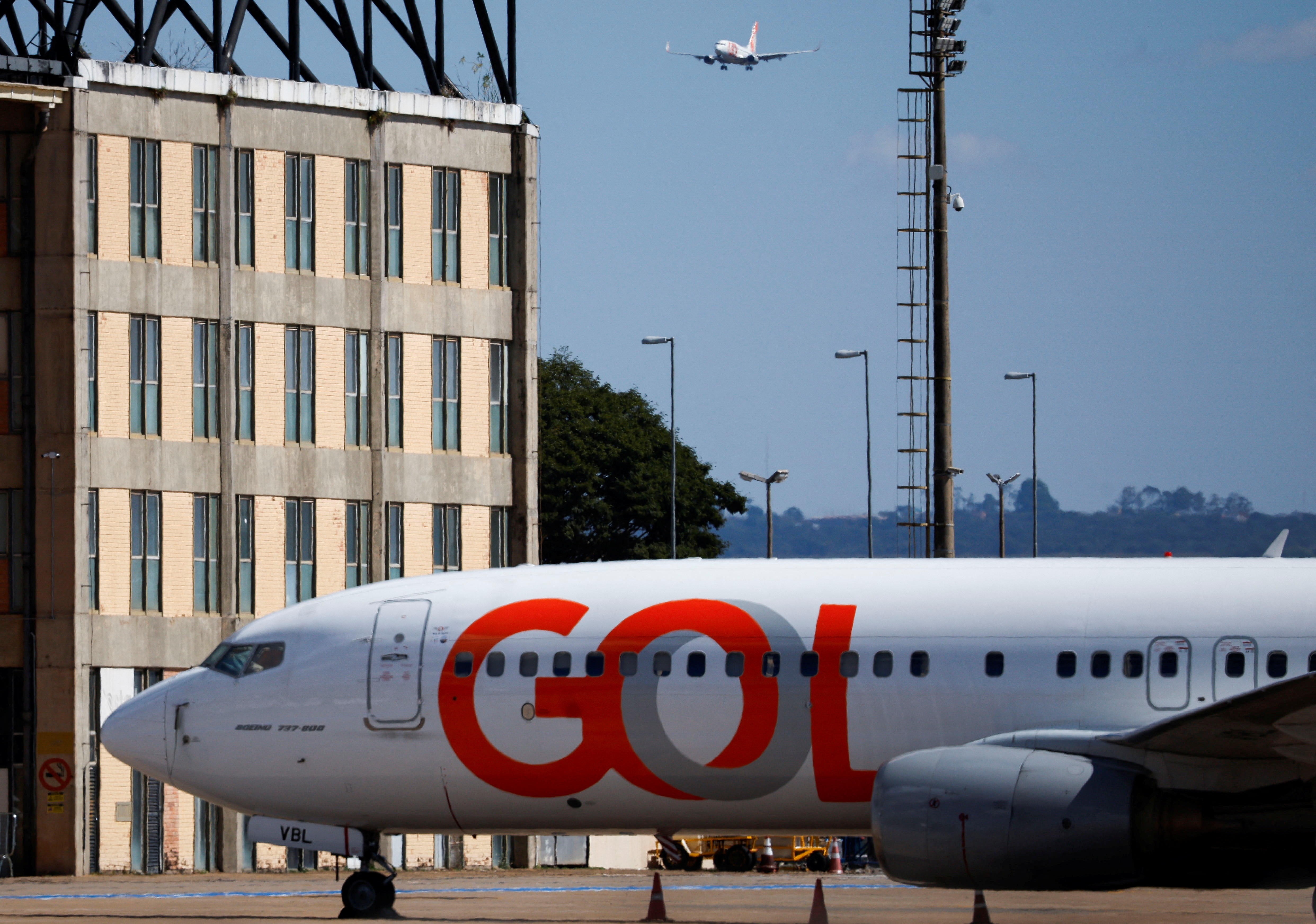 Gol aircraft is seen at Brasilia International Airport