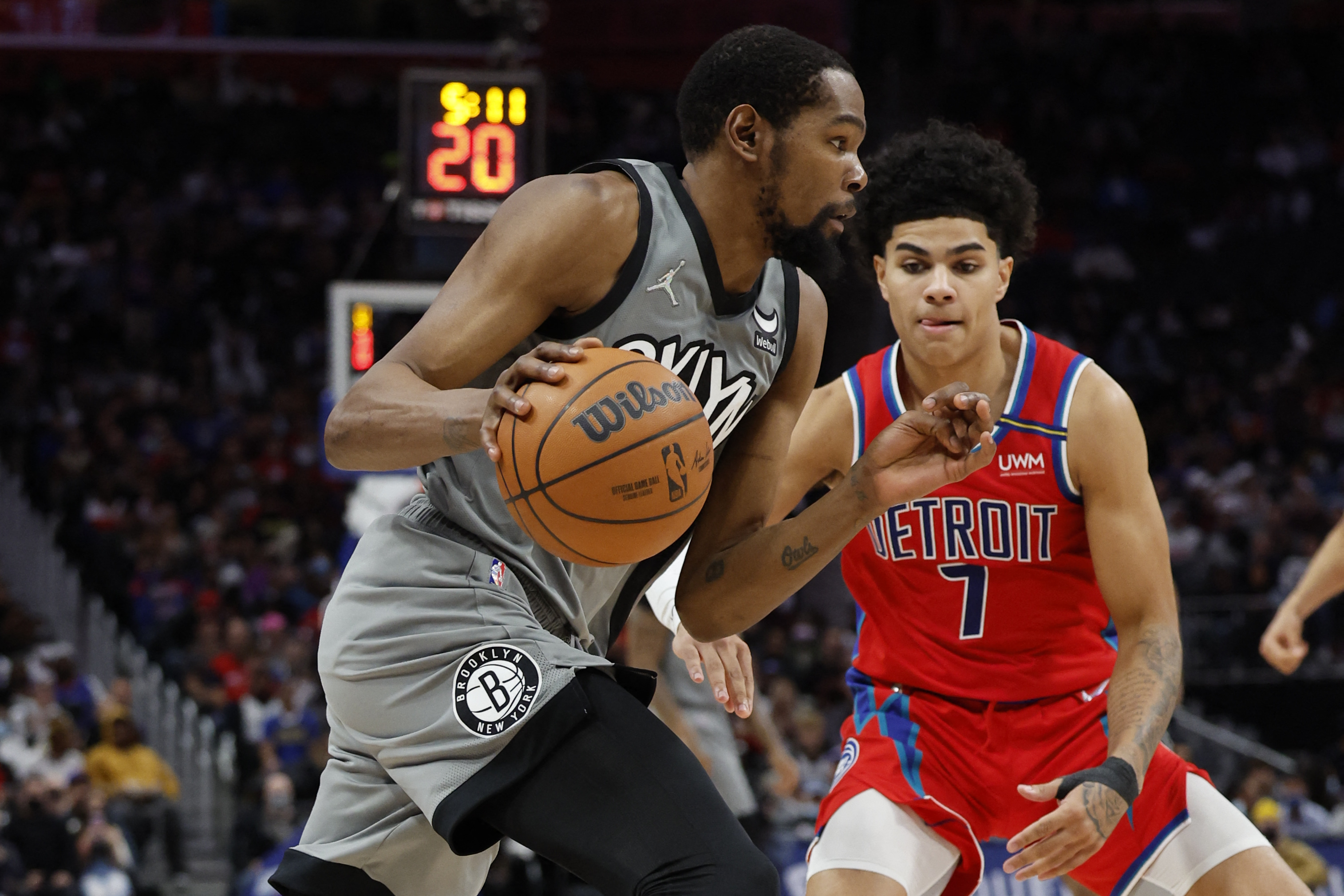 Nets win 6th in a row with victory over Pistons