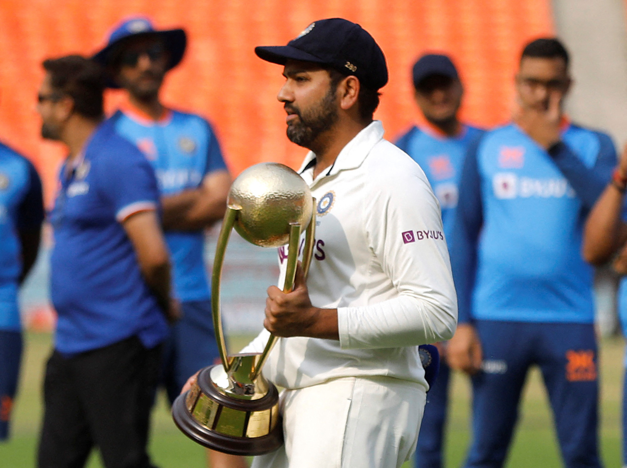 India Captain Rohit Plays Down Hype Around Pakistan Blockbuster Reuters 1868