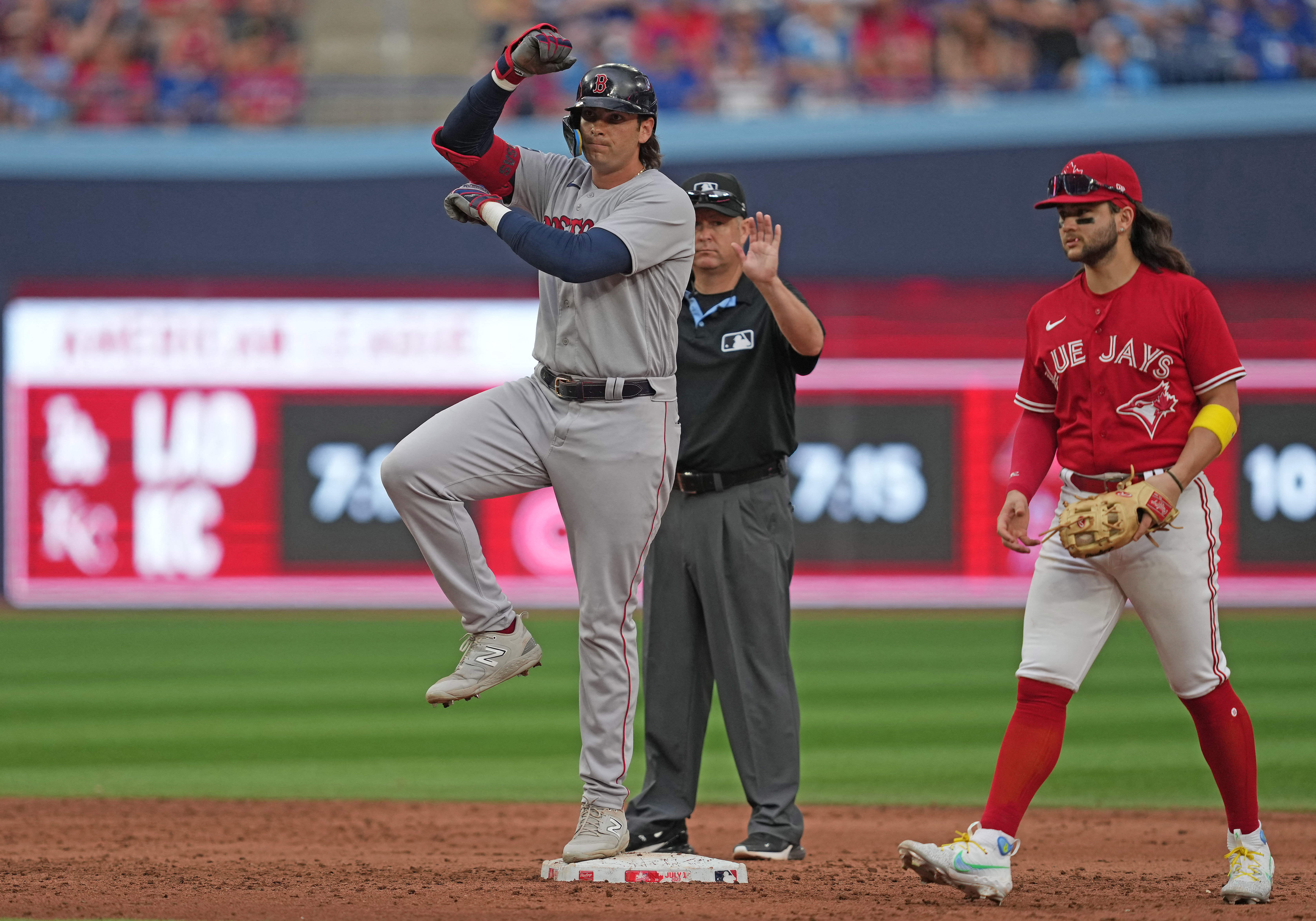 Rafael Devers' RBI double, 07/08/2023