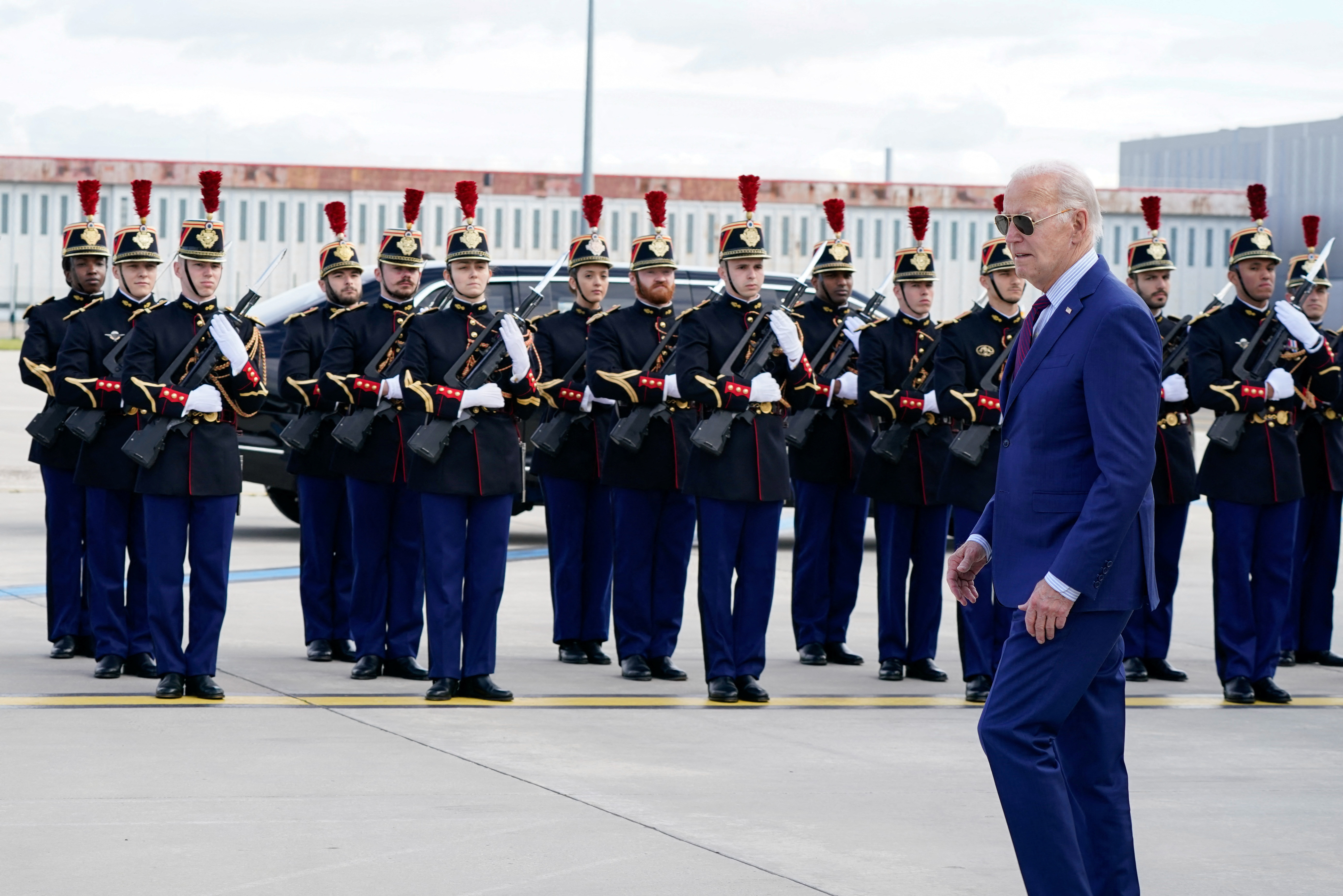 U.S. President Joe Biden visits France
