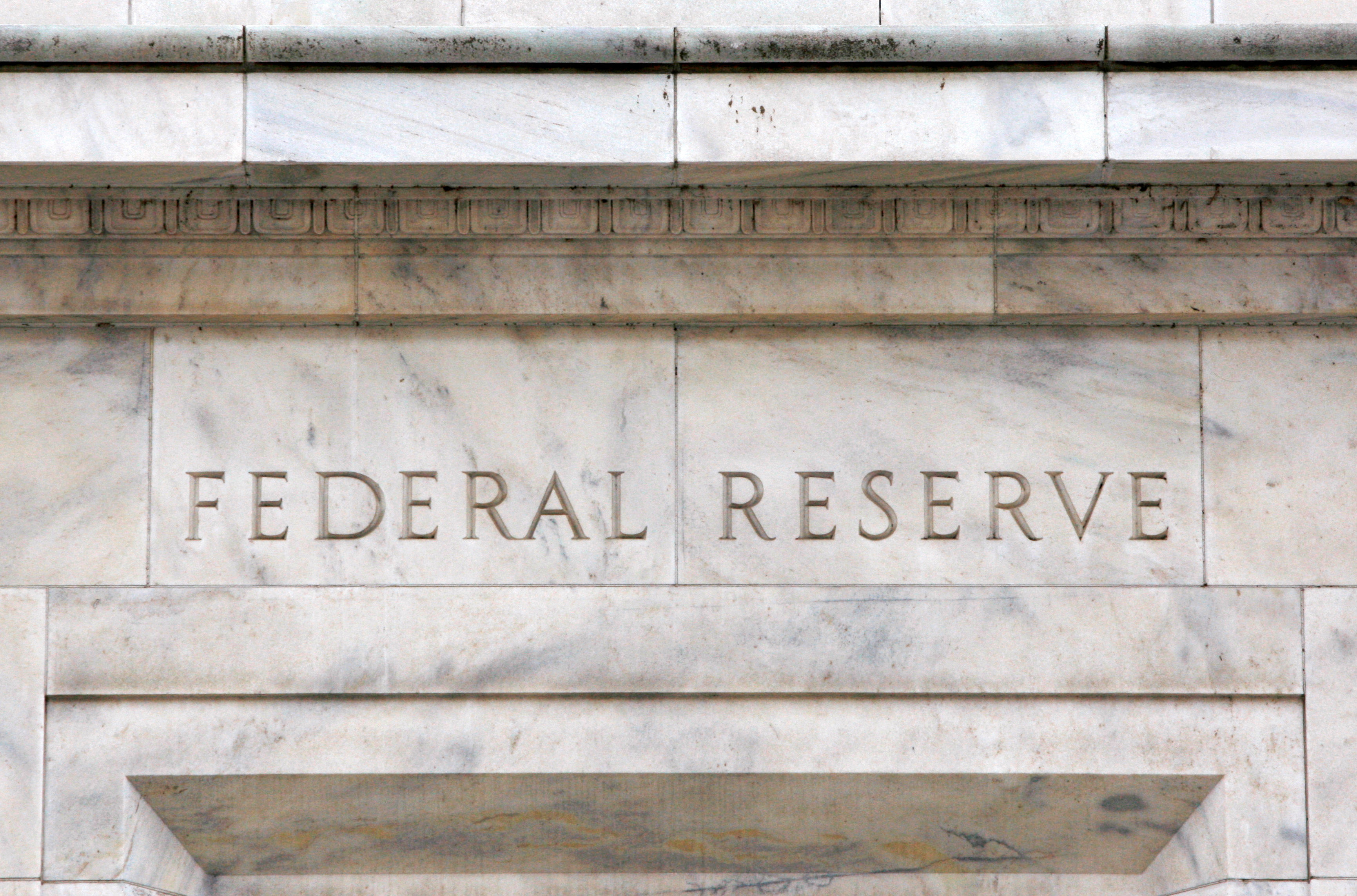 Le bâtiment de la Réserve fédérale américaine est représenté à Washington