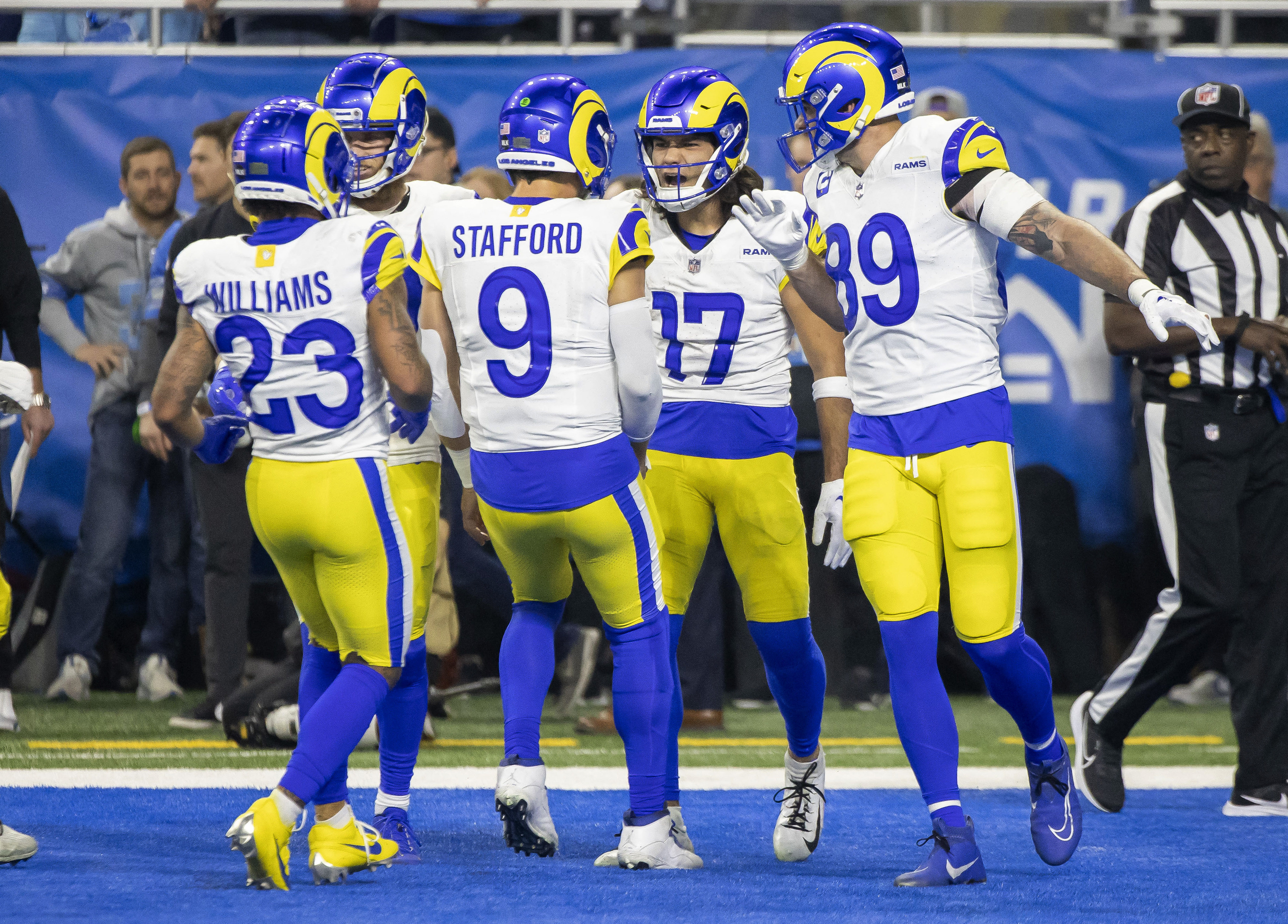 Lions vs. Rams score, takeaways: Detroit wins first playoff game in over  three decades, edges L.A. to advance 