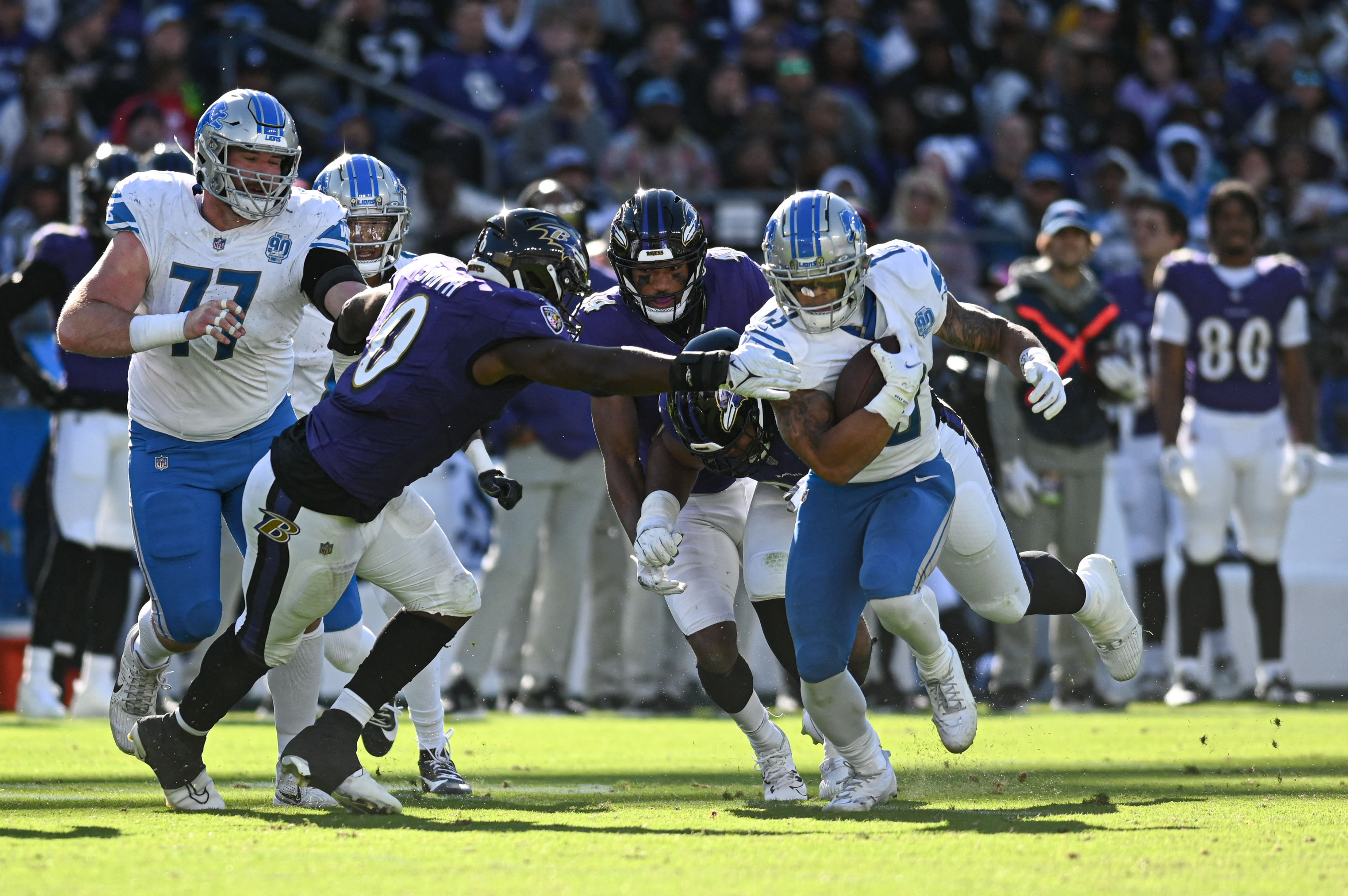 Lamar Jackson, Ravens blow out Lions | Reuters
