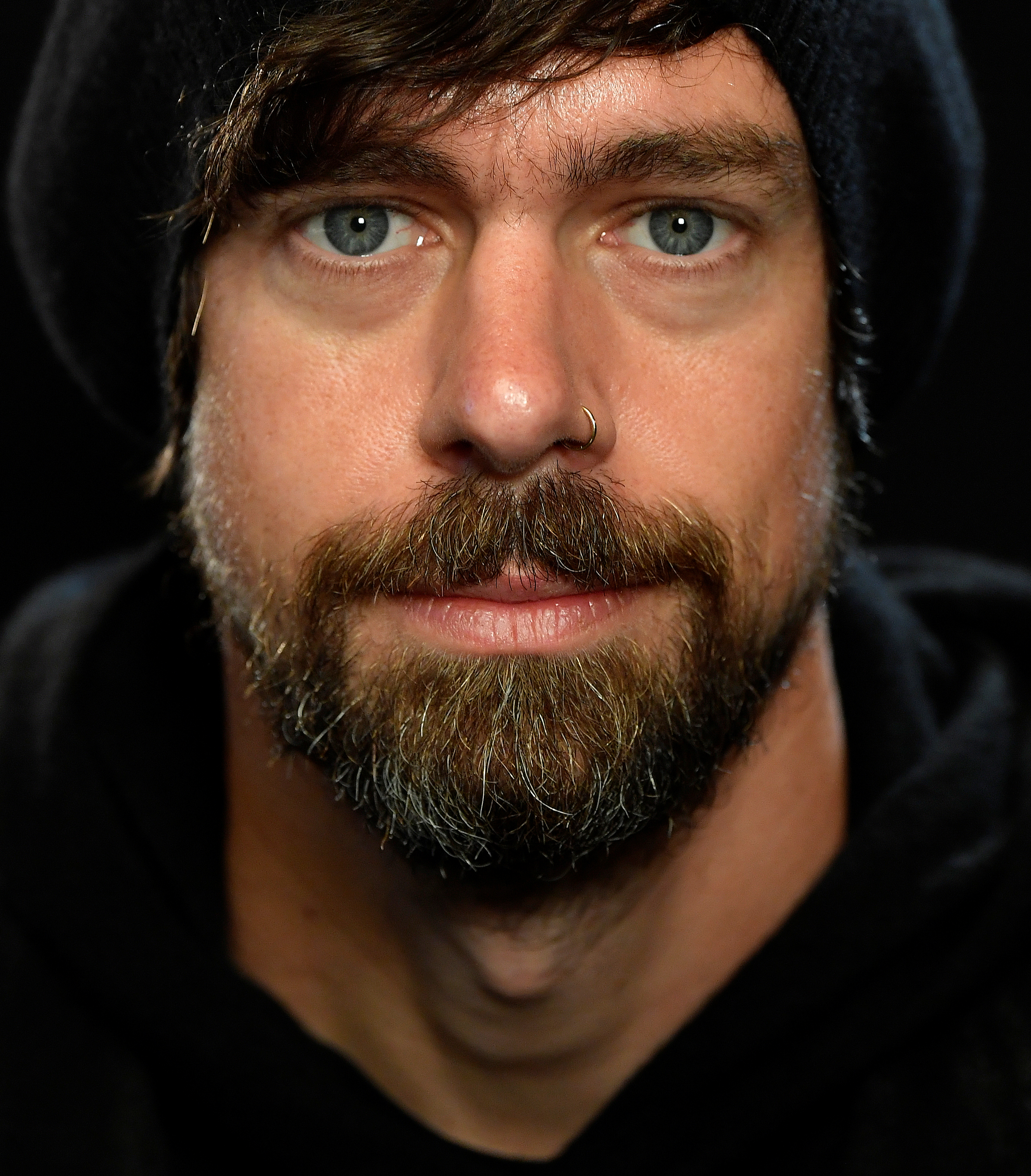 Dorsey, co-founder of Twitter and fin-tech firm Square, sits for a portrait during an interview with Reuters in London