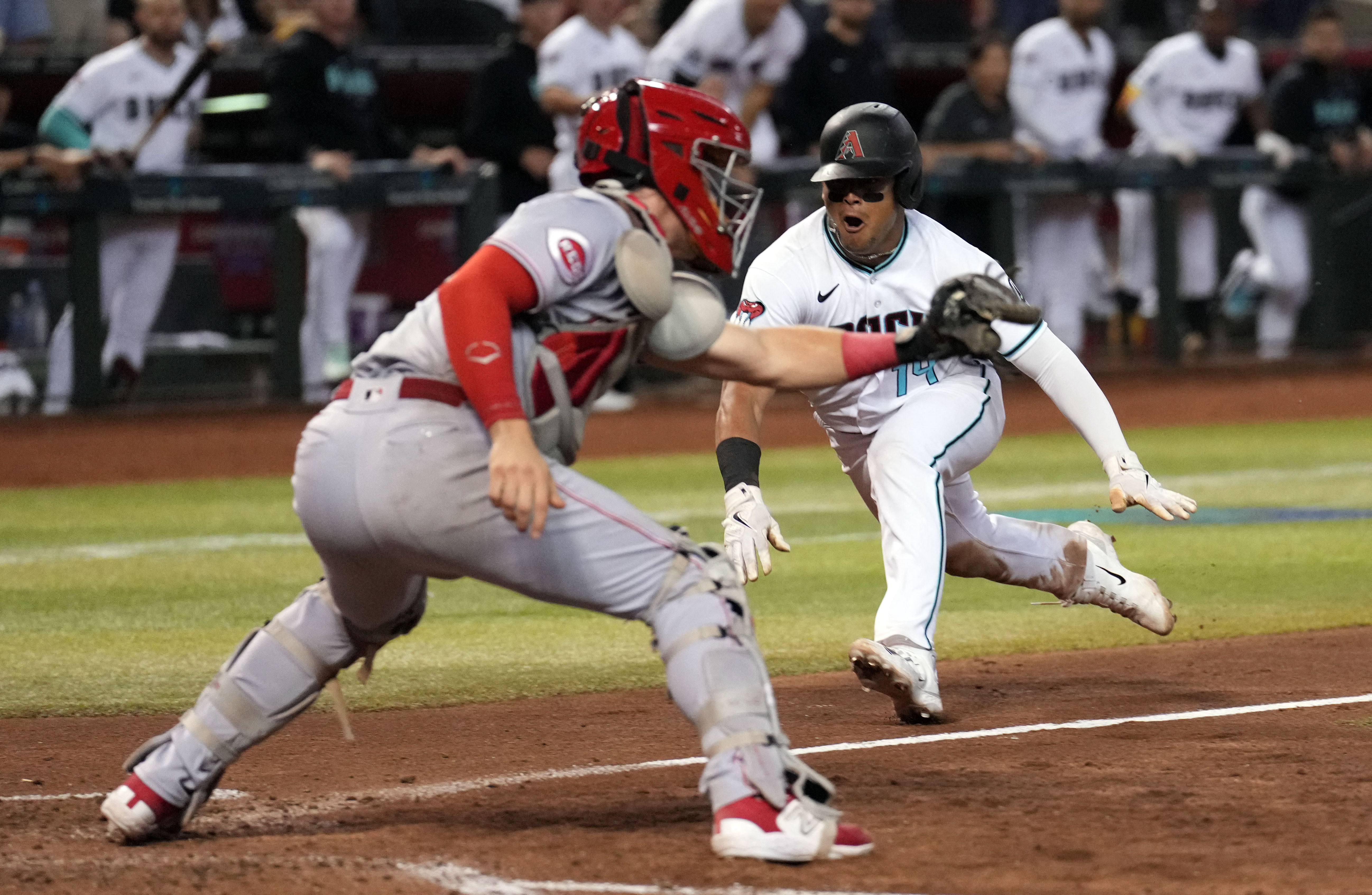 Rookie Corbin Carroll hits go-ahead, 2-run homer in 8th in Diamondbacks'  3-2 win over Reds - The San Diego Union-Tribune