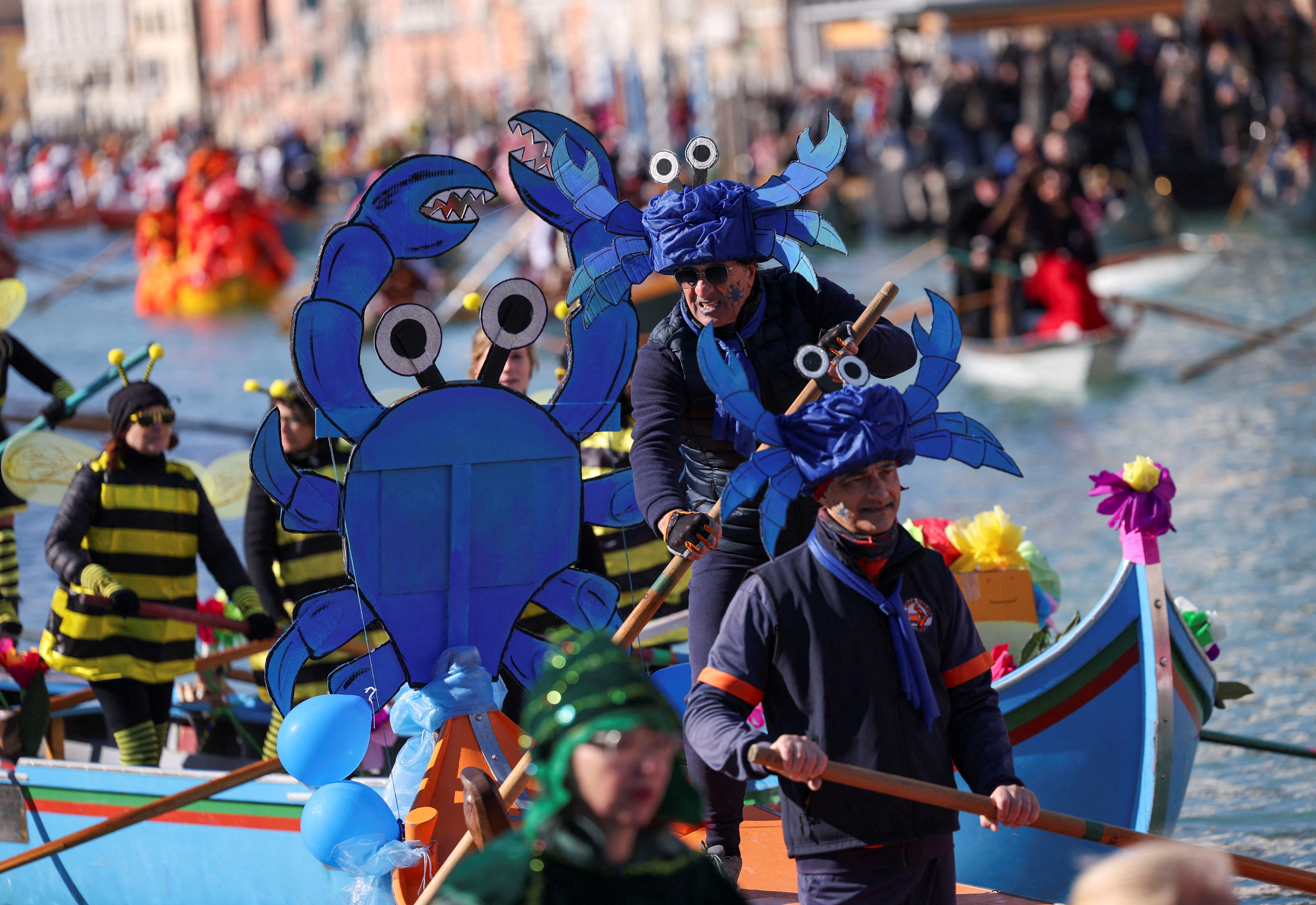 In pictures: Revelers celebrate Carnival in Venice - February 17