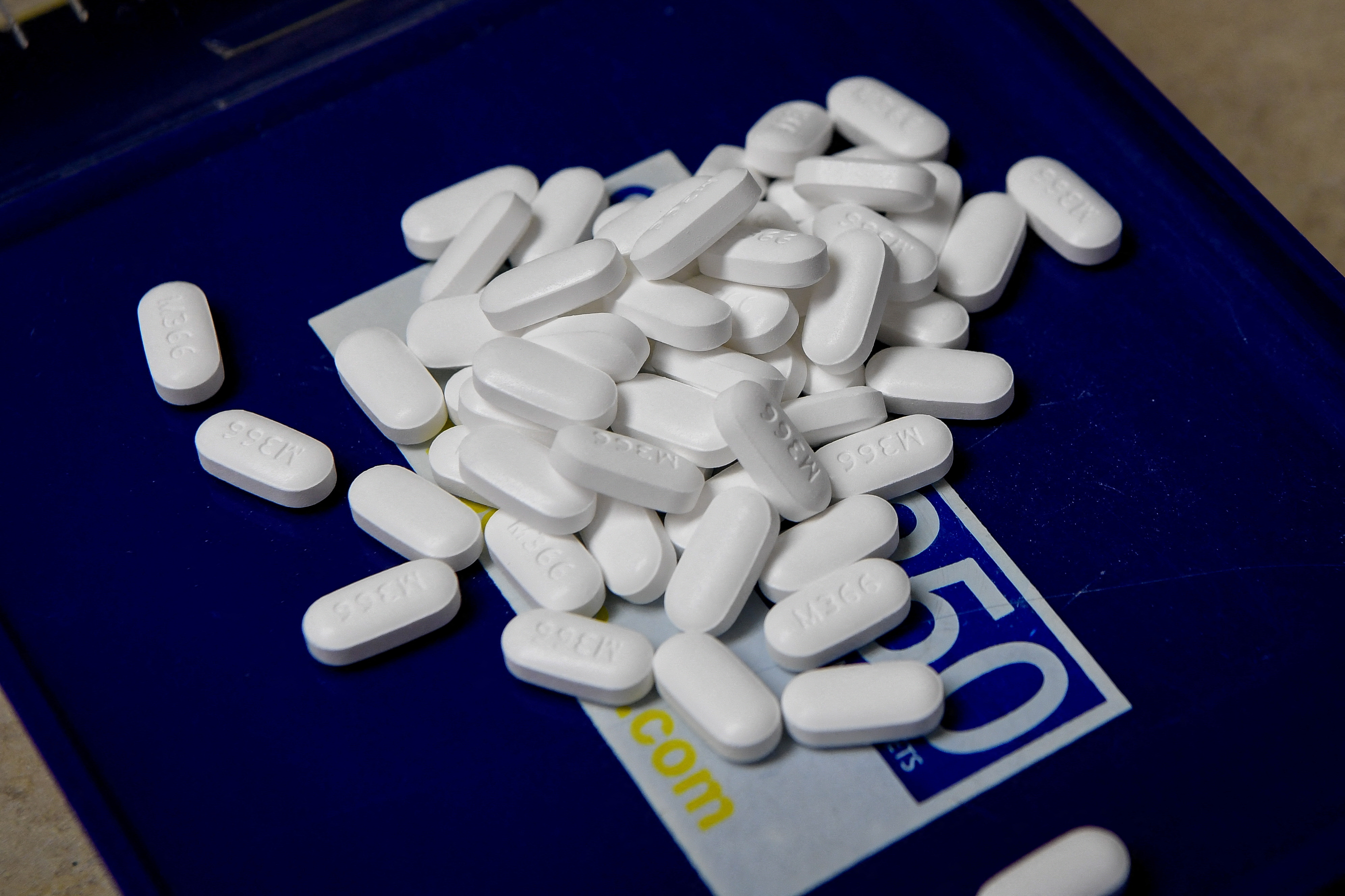 Opioid-based hydrocodone tablets in a Portsmouth pharmacy