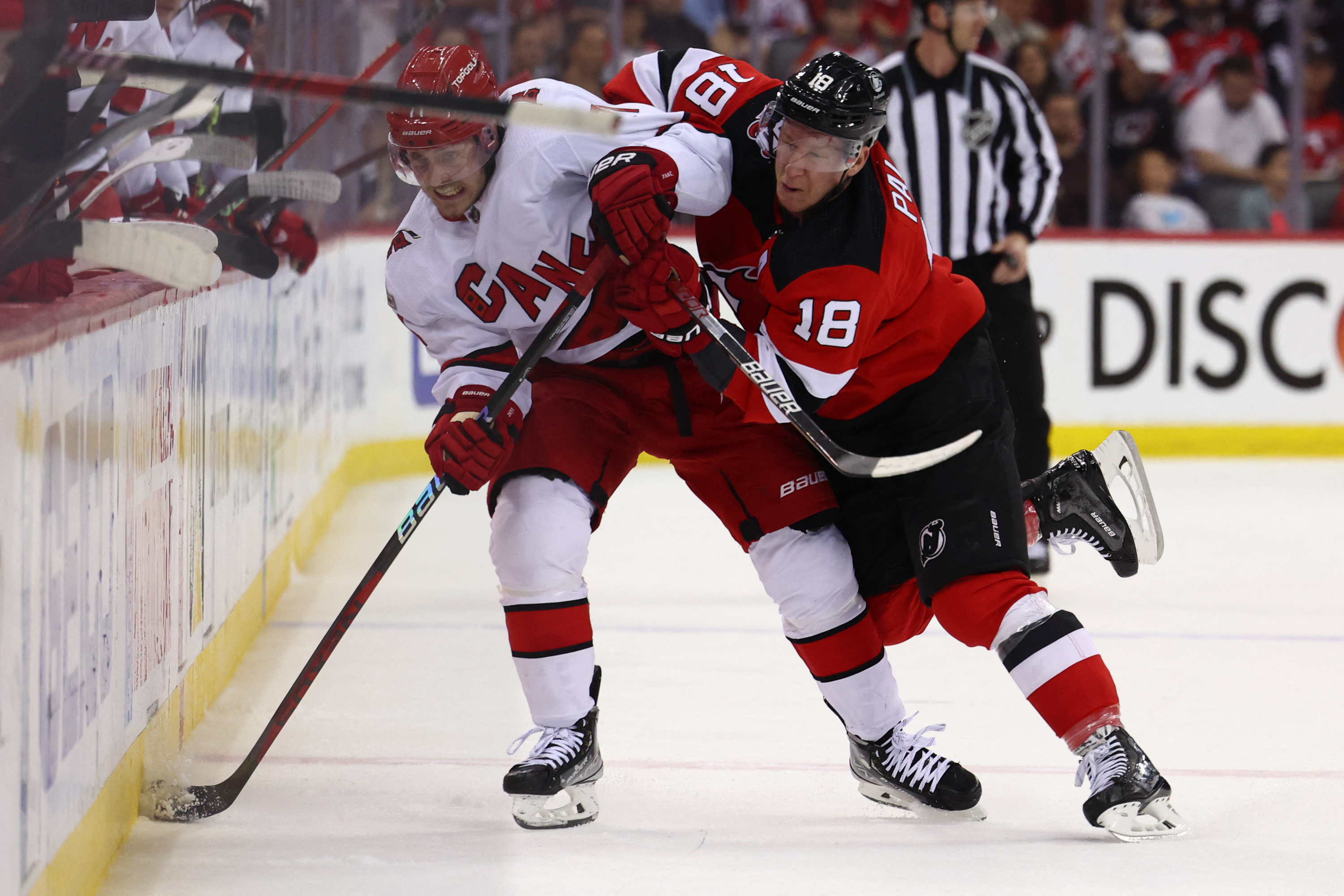 Devils erupt for 8 goals, trim Hurricanes' series lead to 2-1 - The Rink  Live