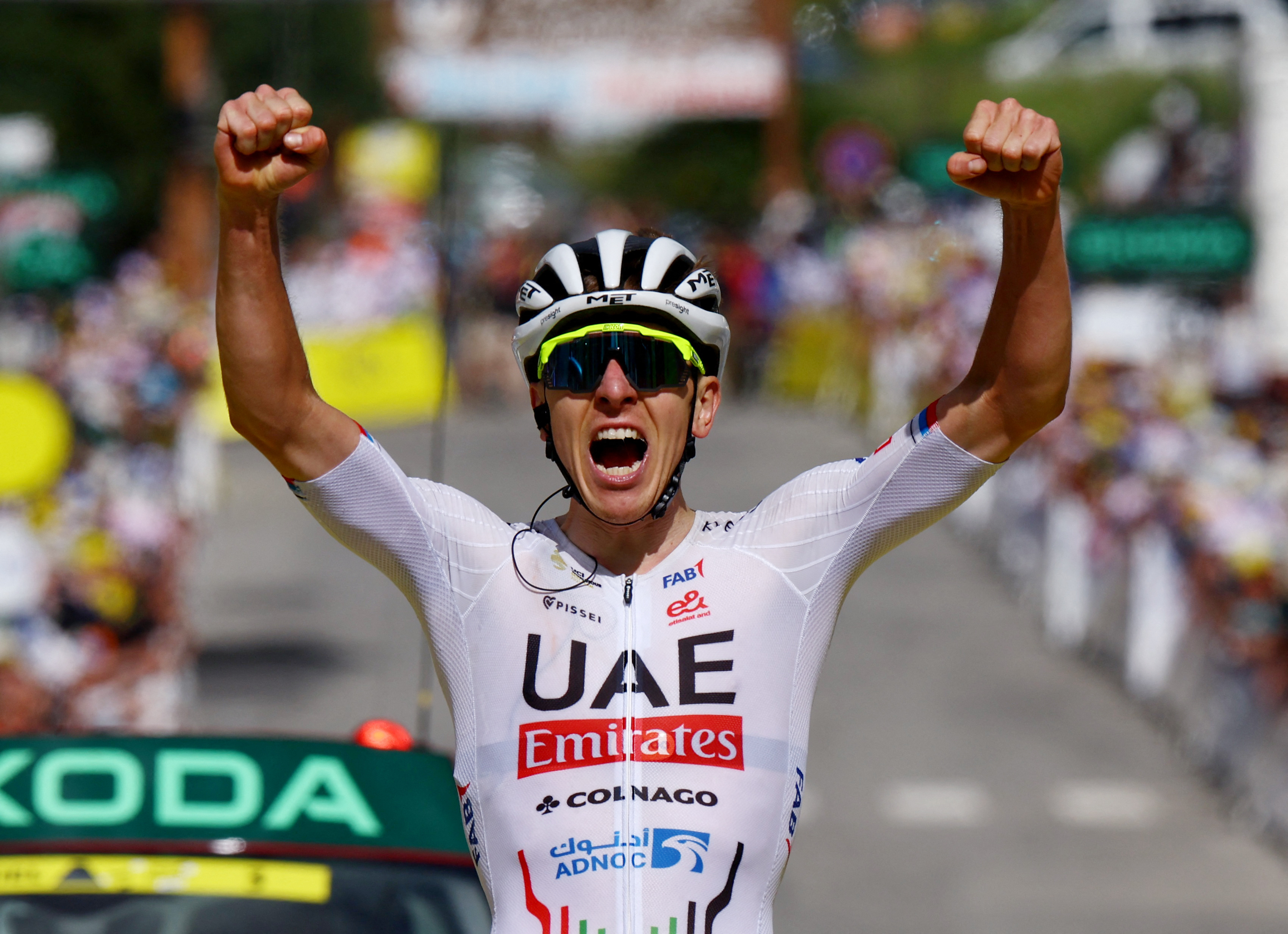 Pogacar flexes his muscles and claims tour de France overall lead | Reuters