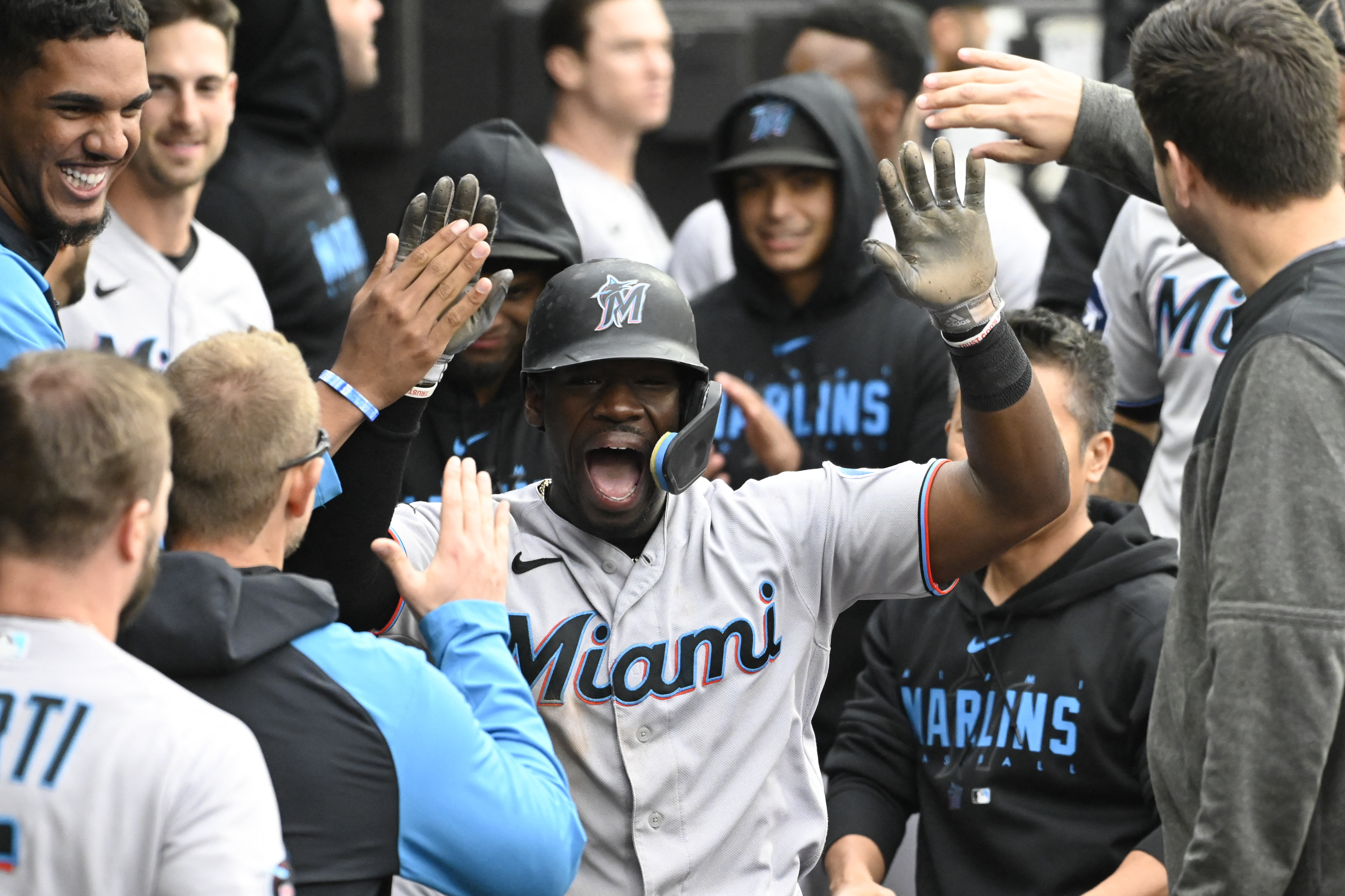 Marlins storm back with three-run ninth to topple White Sox