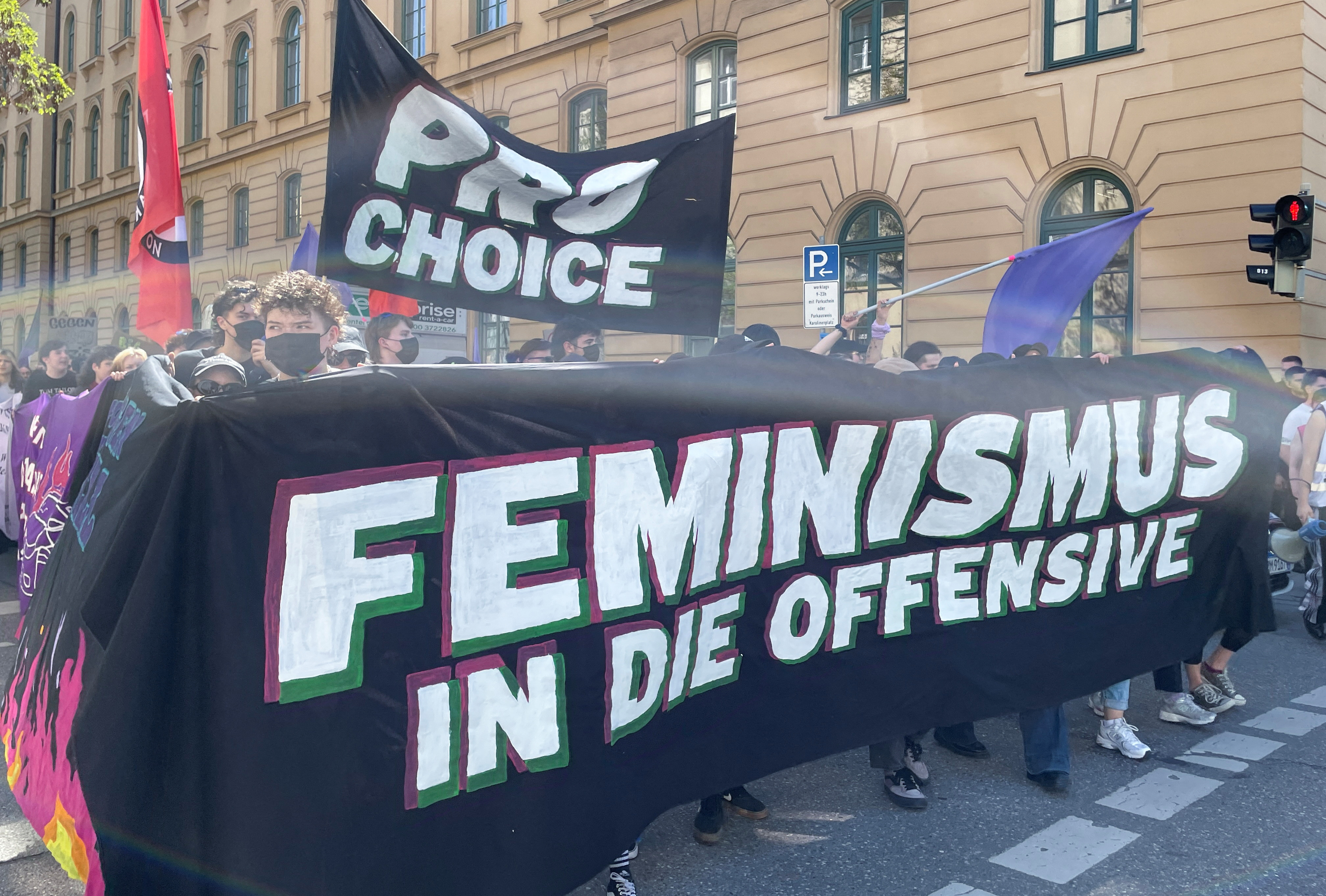 Demonstration ahead of change in German abortion law in Munich
