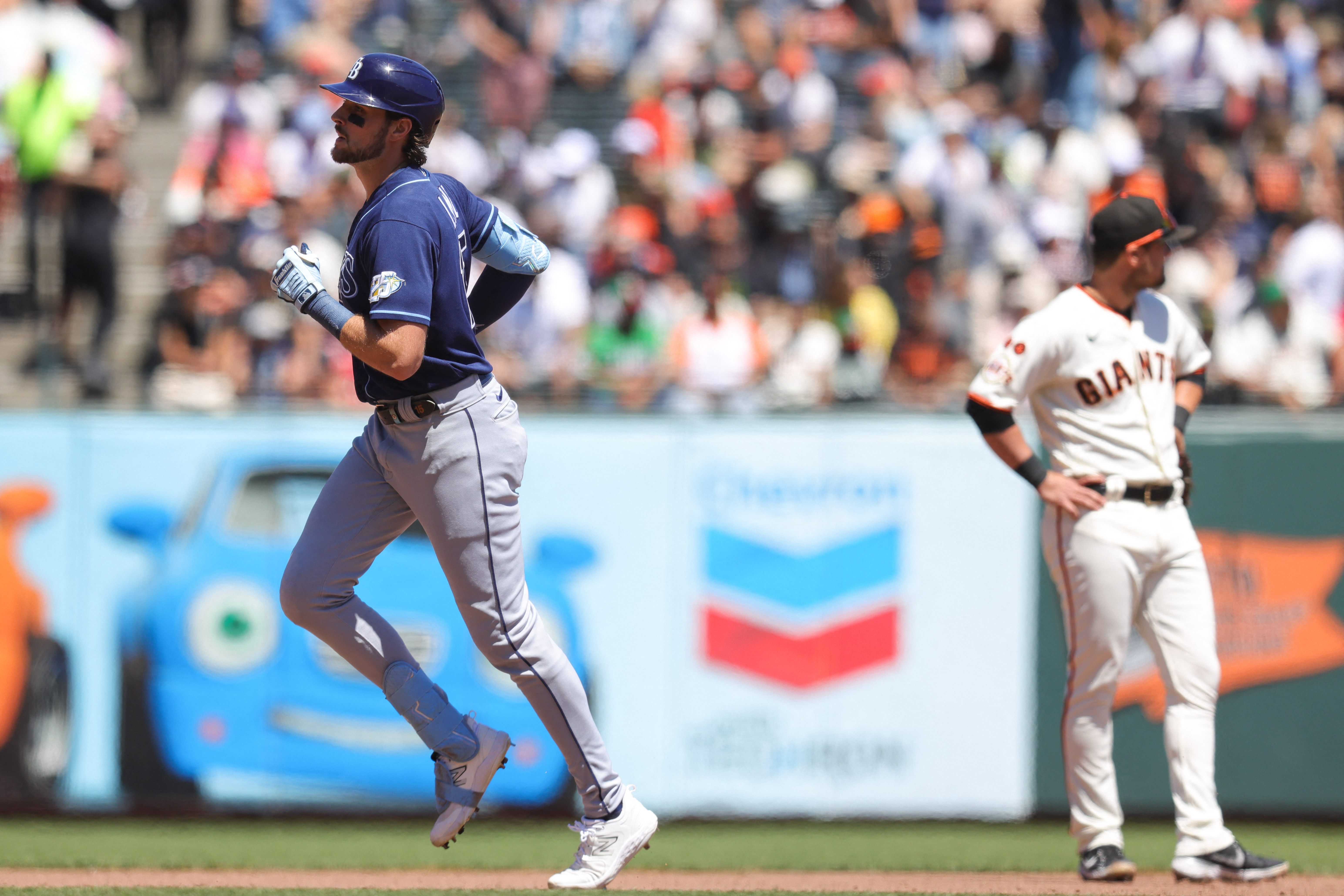 Variety of home runs get Rays past Giants, 6-1