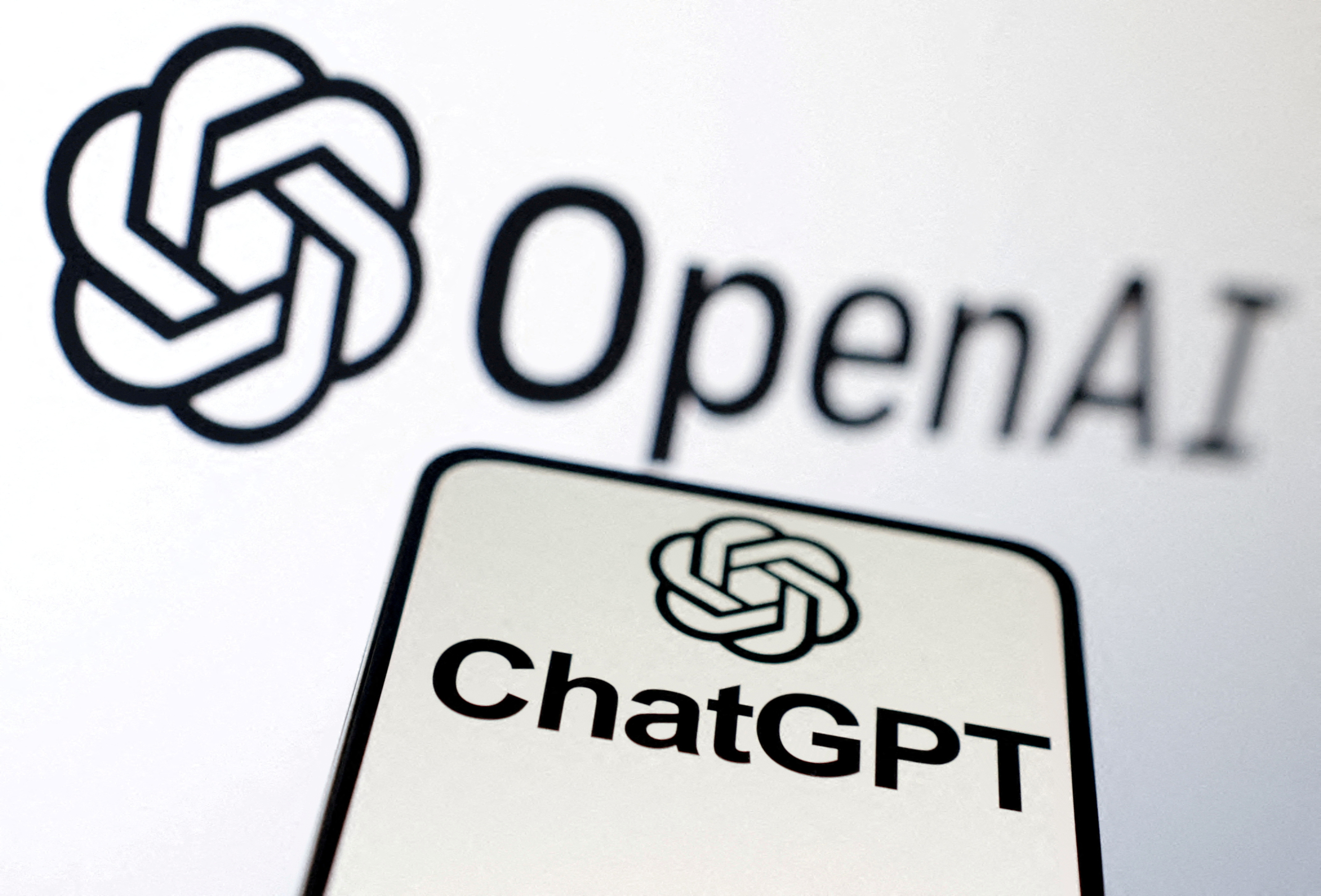 OpenAI and ChatGPT logos are seen in this illustration taken, February 3, 2023. REUTERS/Dado Ruvic/Illustration/