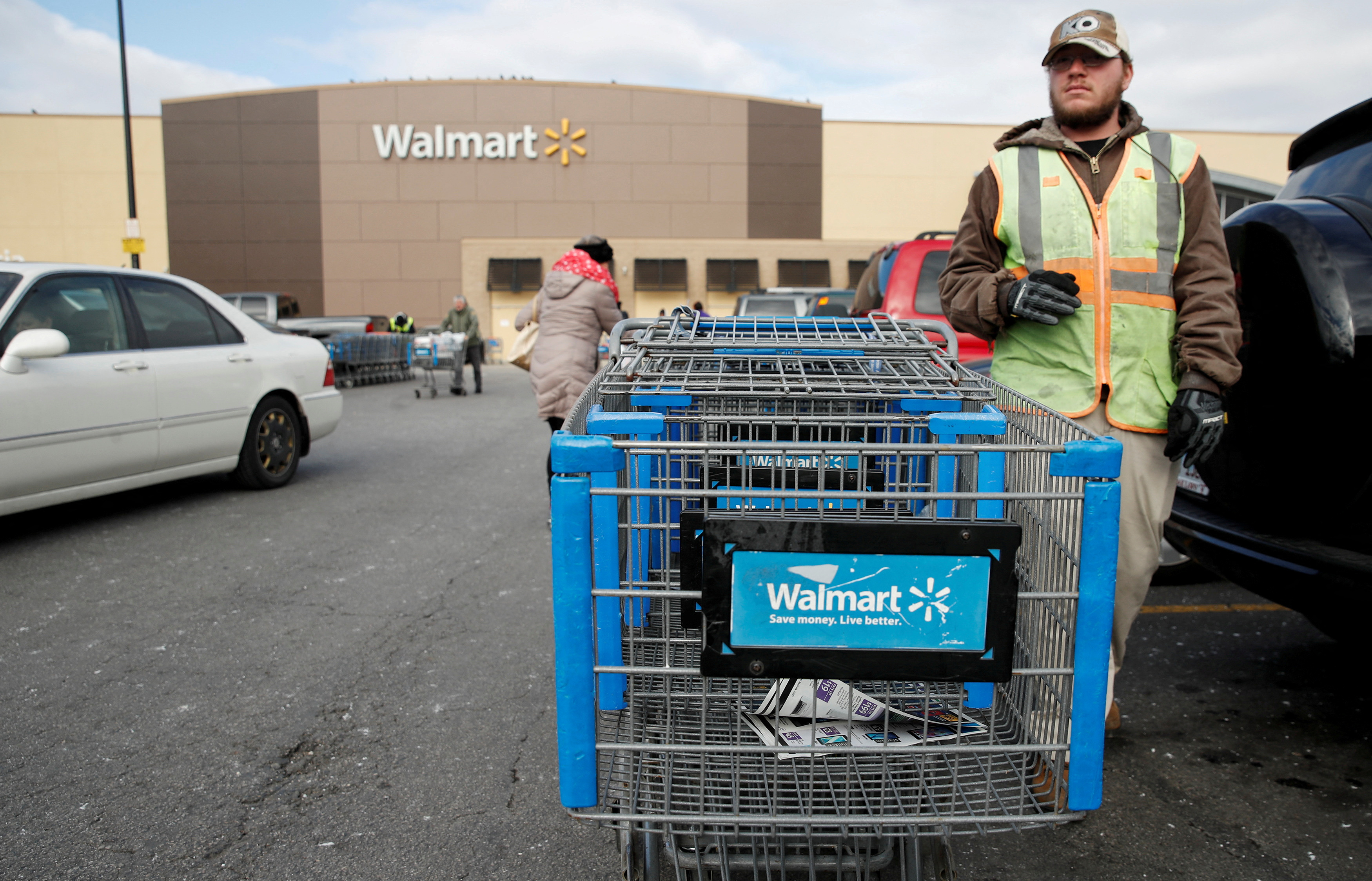Walmart's online sales up 74 percent as shoppers shelter in place