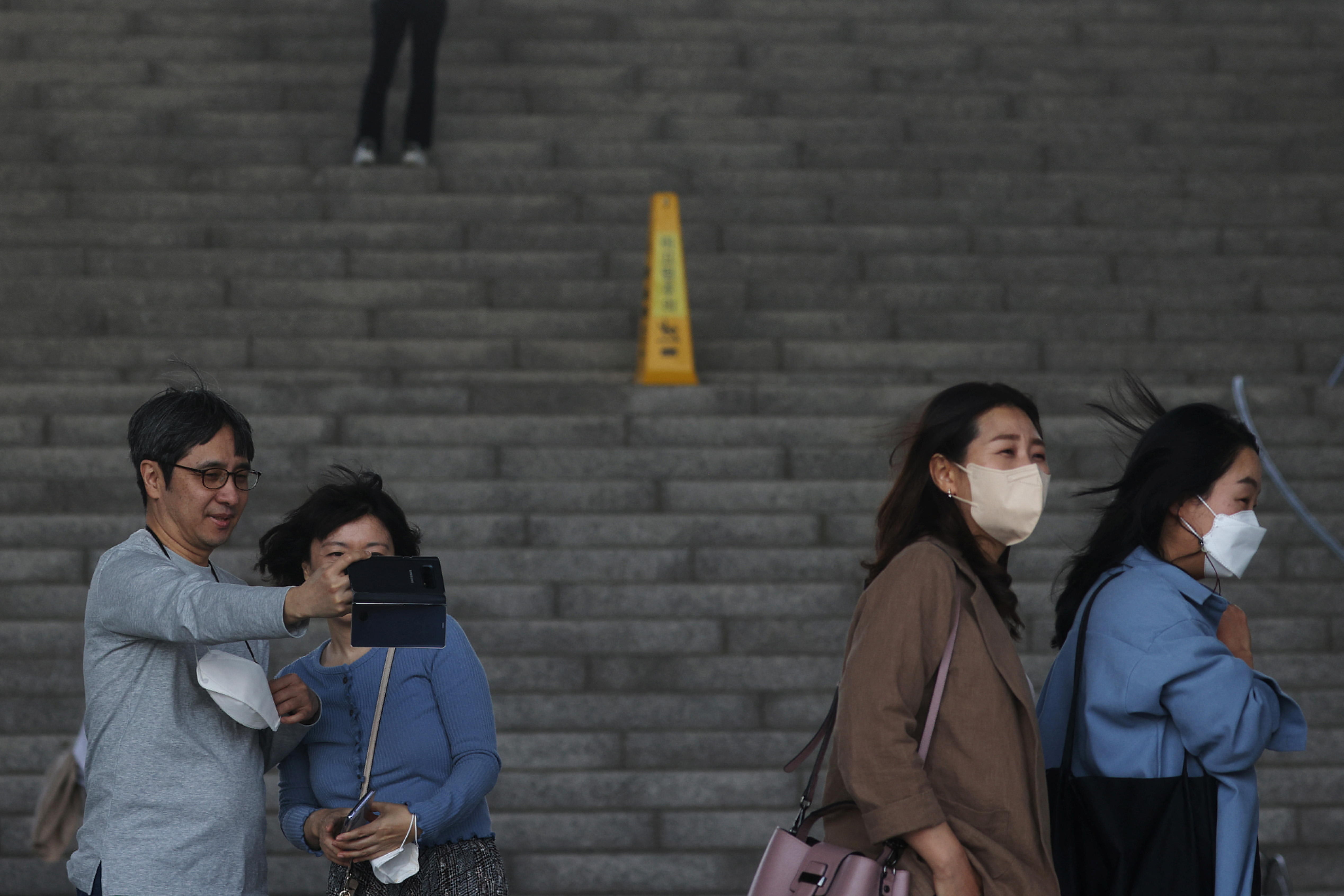 South Korea lifts outdoor mask mandate