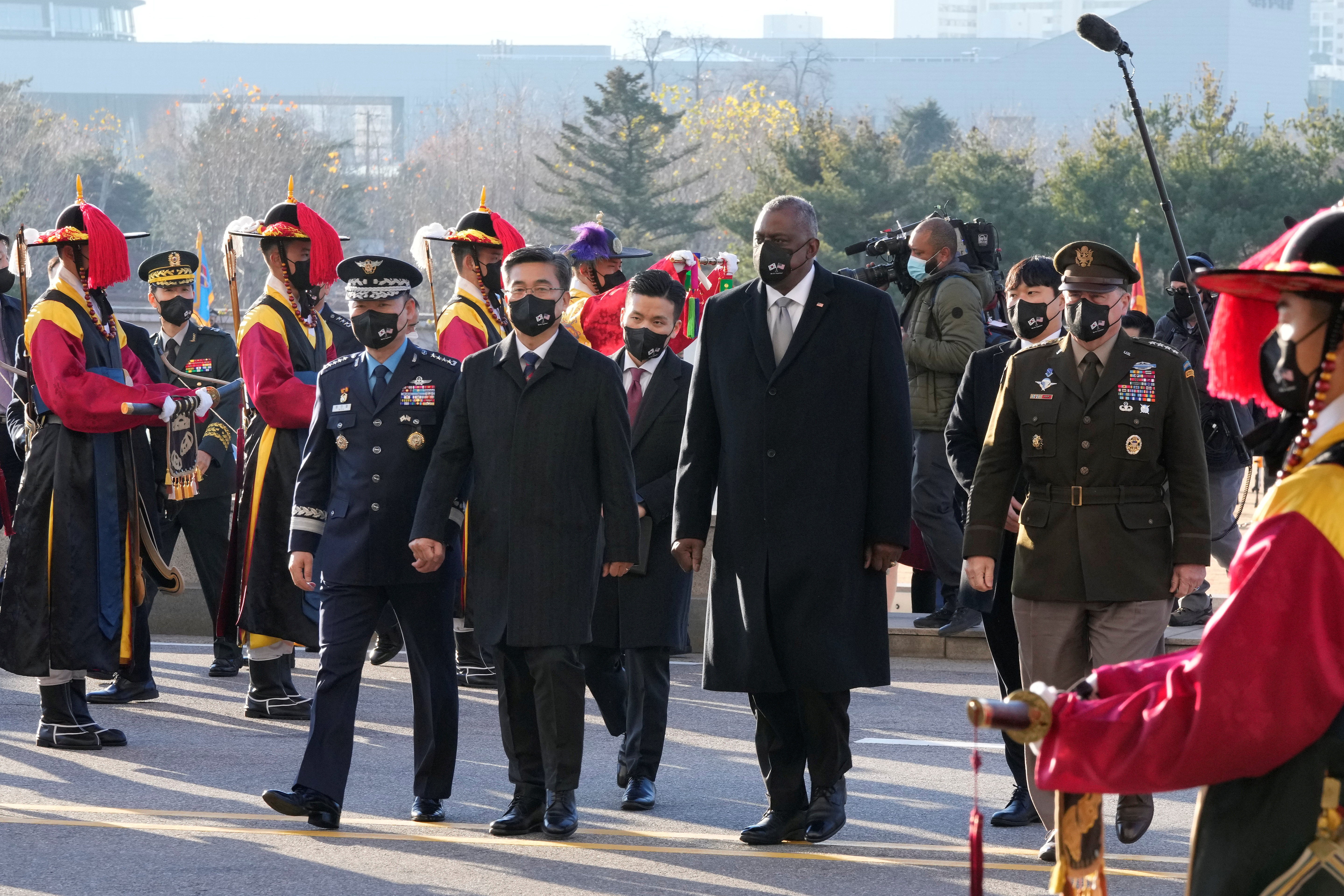 U.S. Secretary of Defense Lloyd Austin visits in Seoul