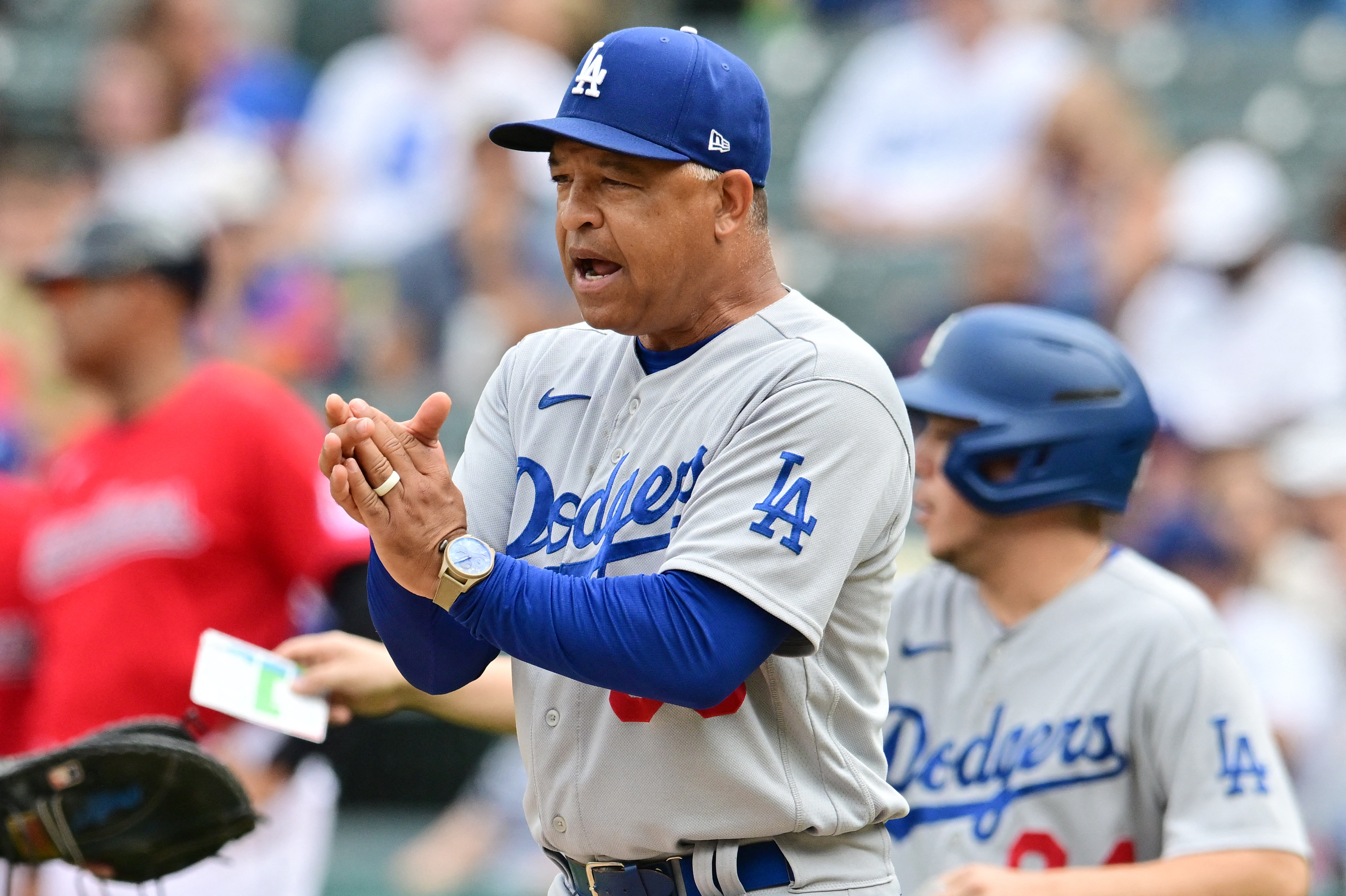 Betts has 5 hits, then Hernández homers and doubles twice as Dodgers beat  Guardians 6-1 and 9-3 - The San Diego Union-Tribune