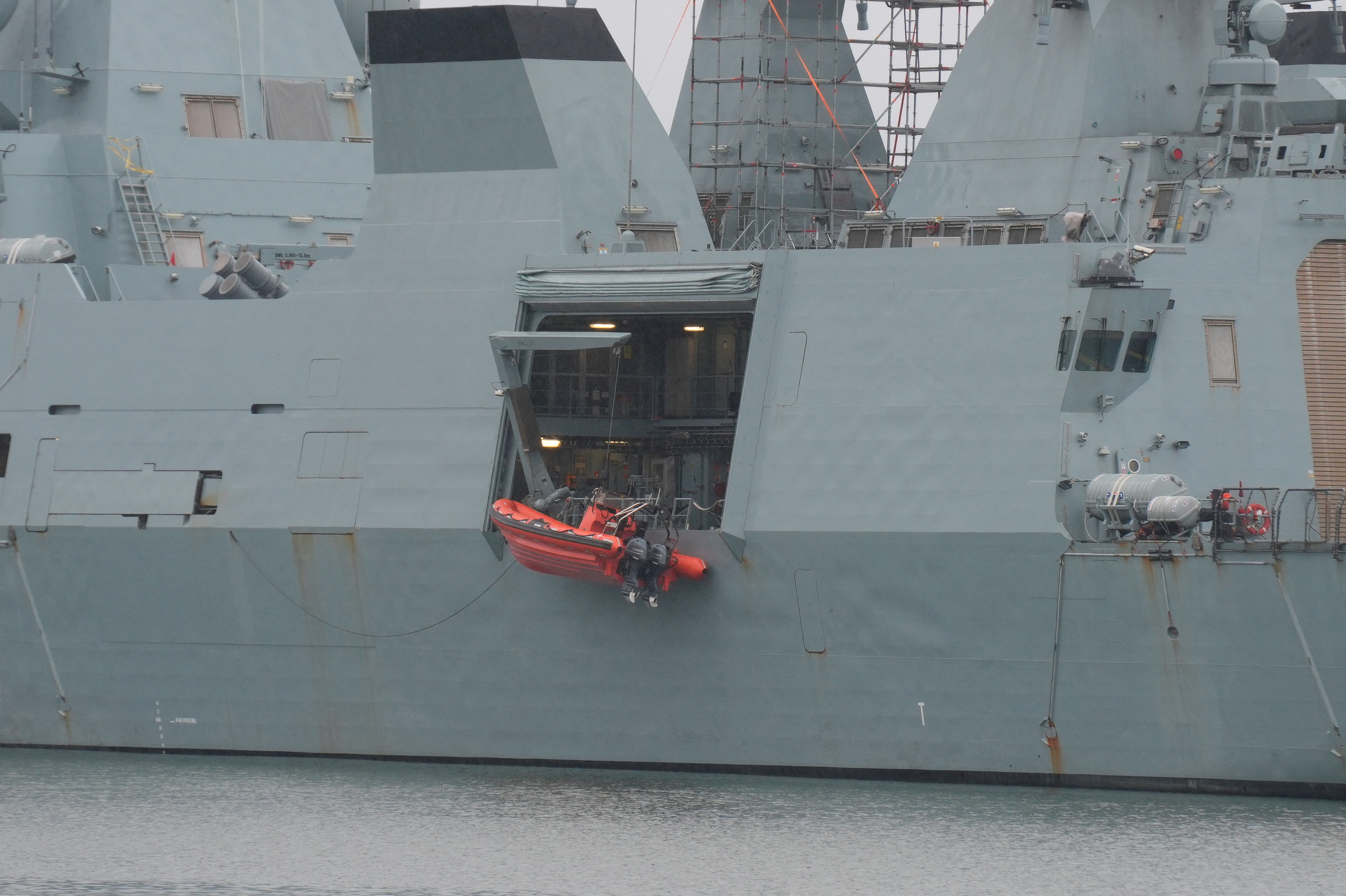 Faulty missile launcher closes busy Danish sea lane