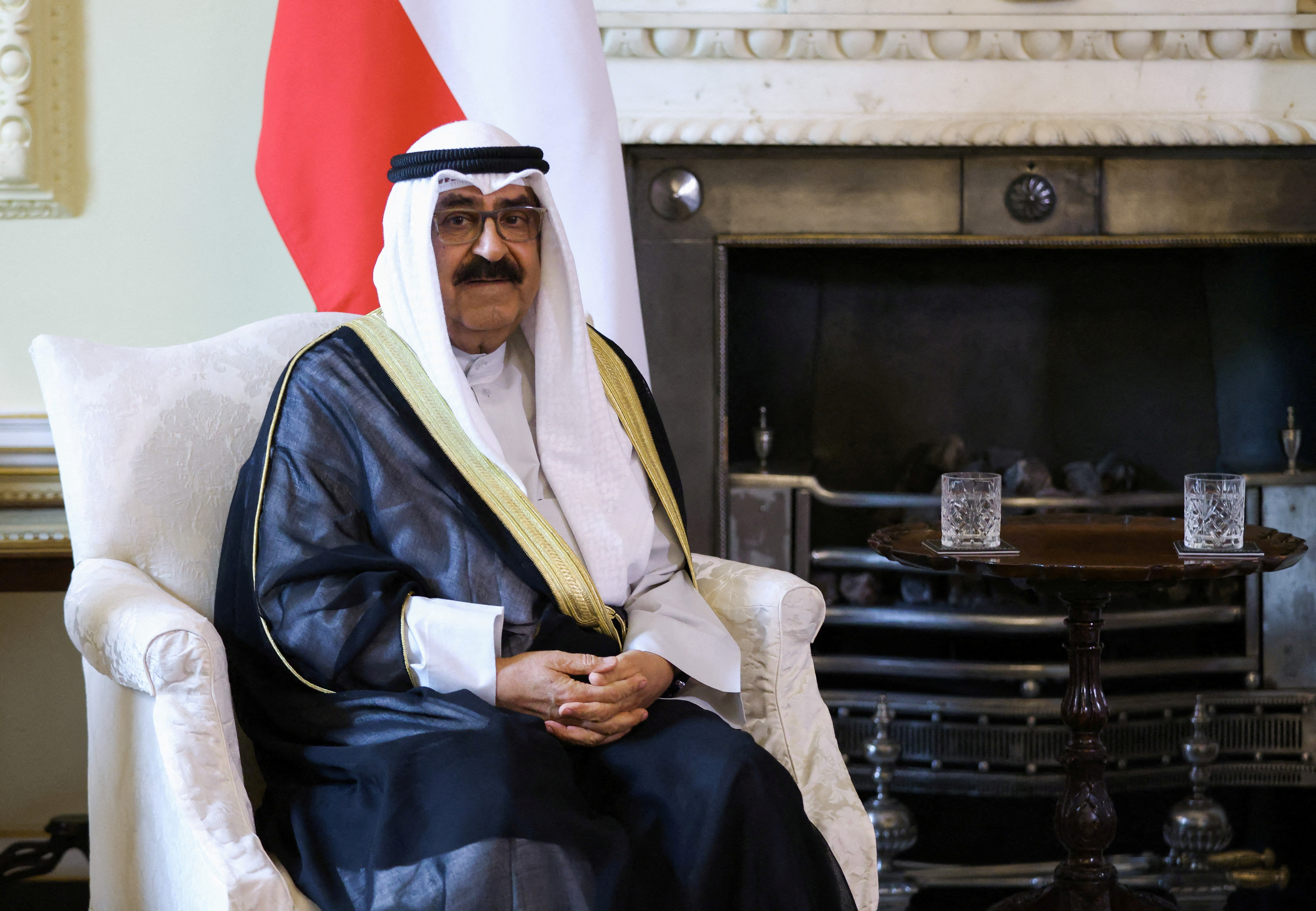 Britain's Prime Minister Sunak meets Kuwait's Crown Prince