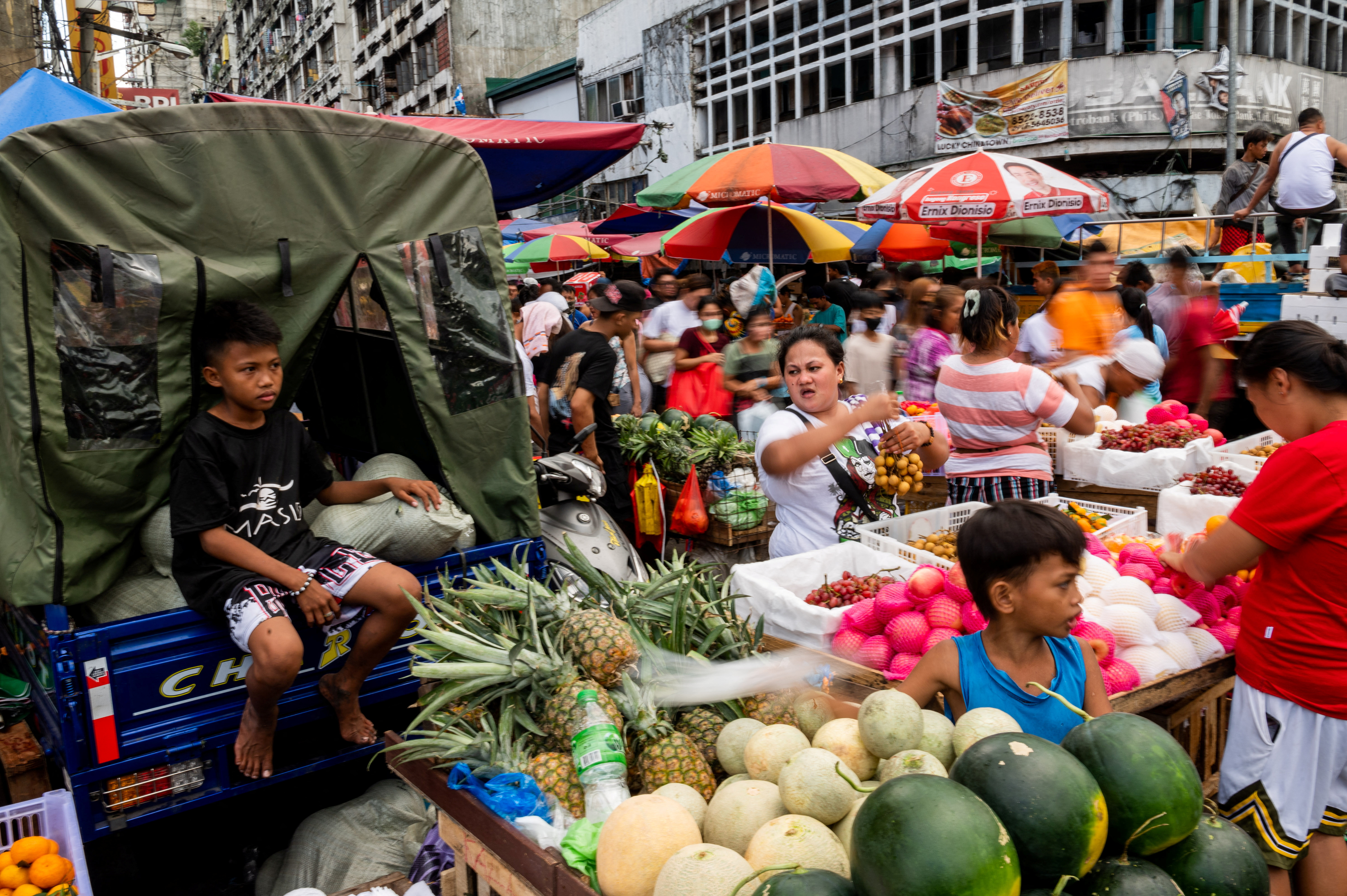 フィリピン4月ＣＰＩ、前年比＋3.8％に加速　食品・運賃値上がり