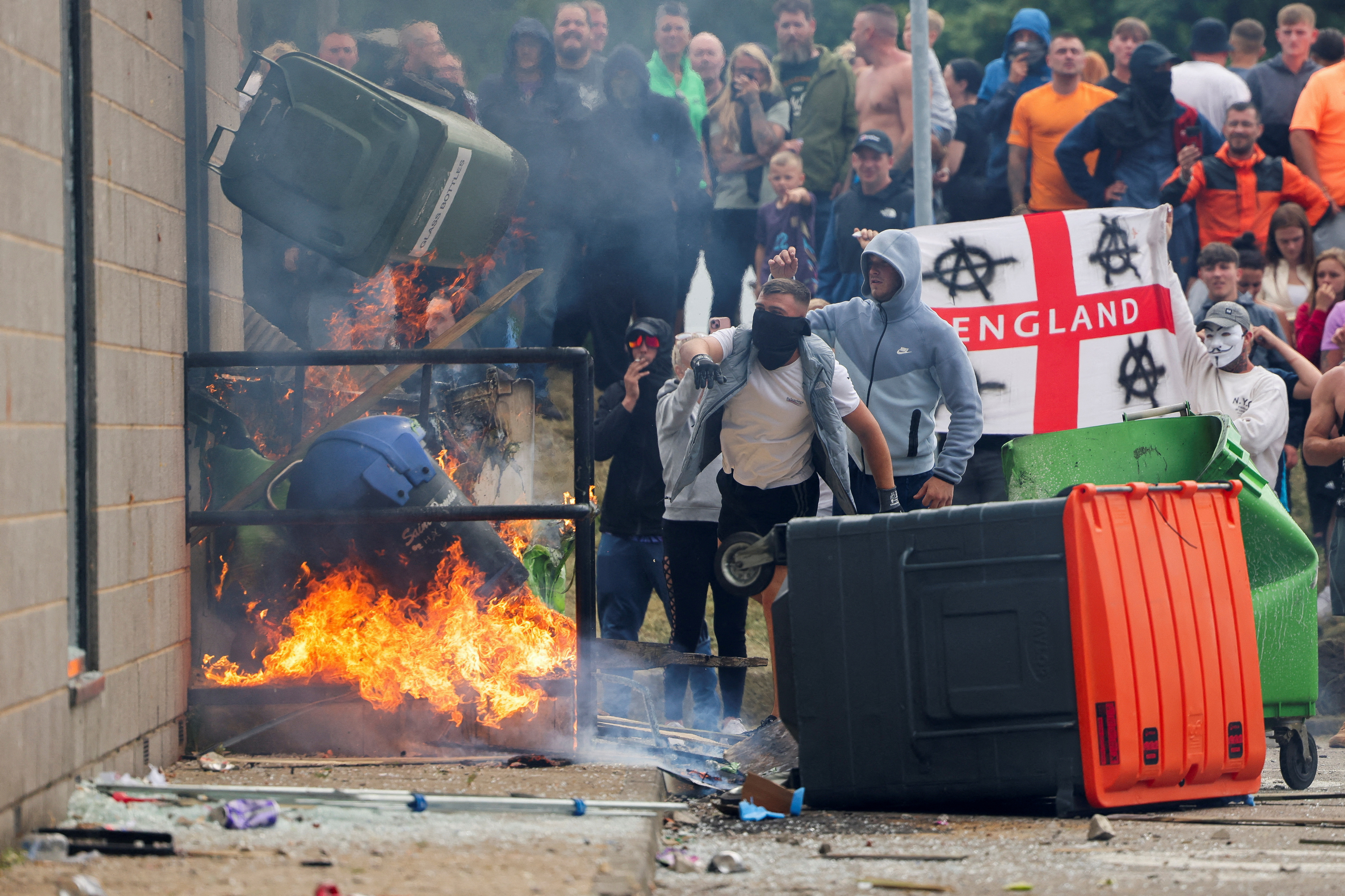 Anti-immigration protests continue to take place around the UK