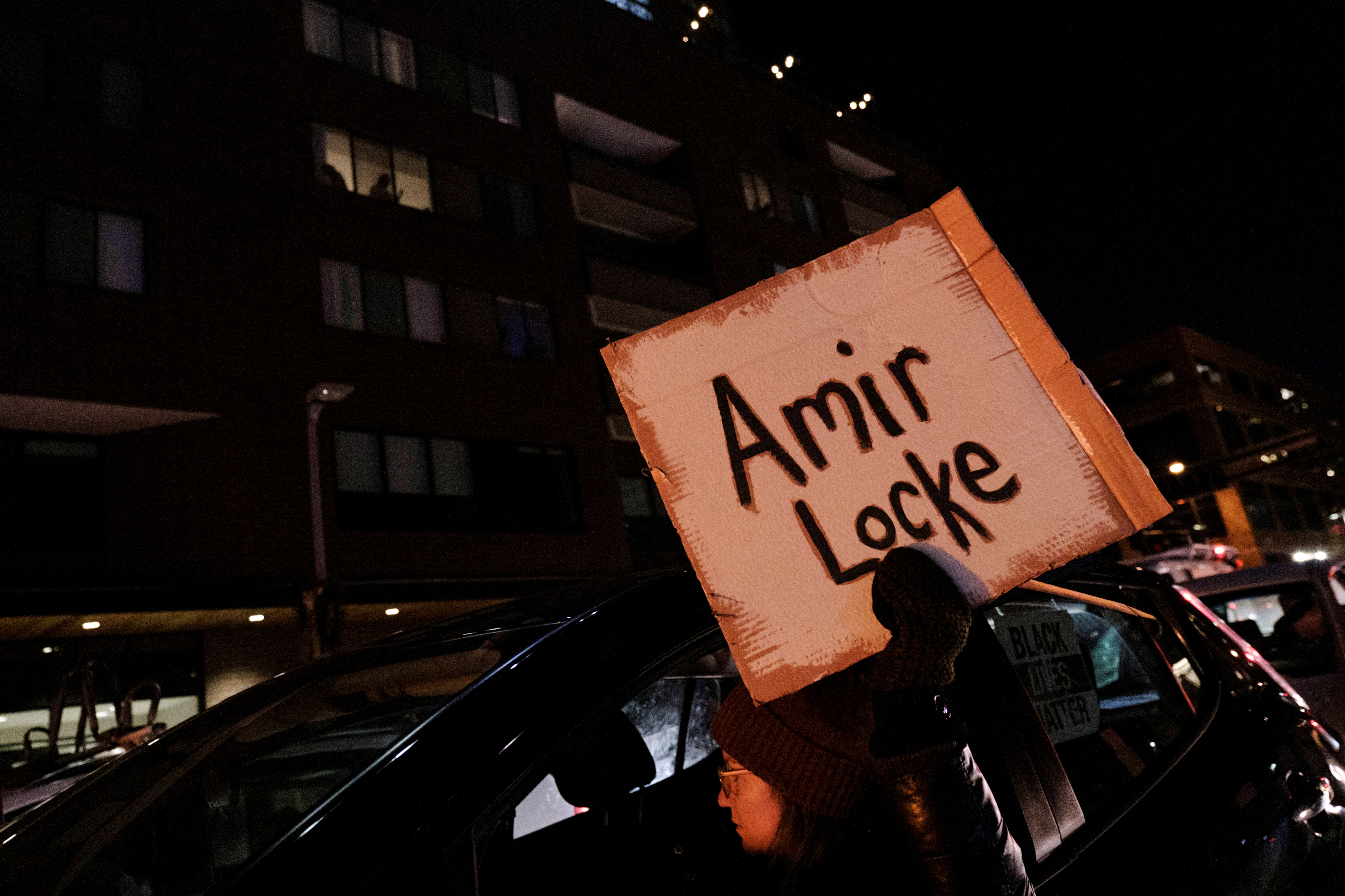 Protest for Amir Locke, in Minneapolis