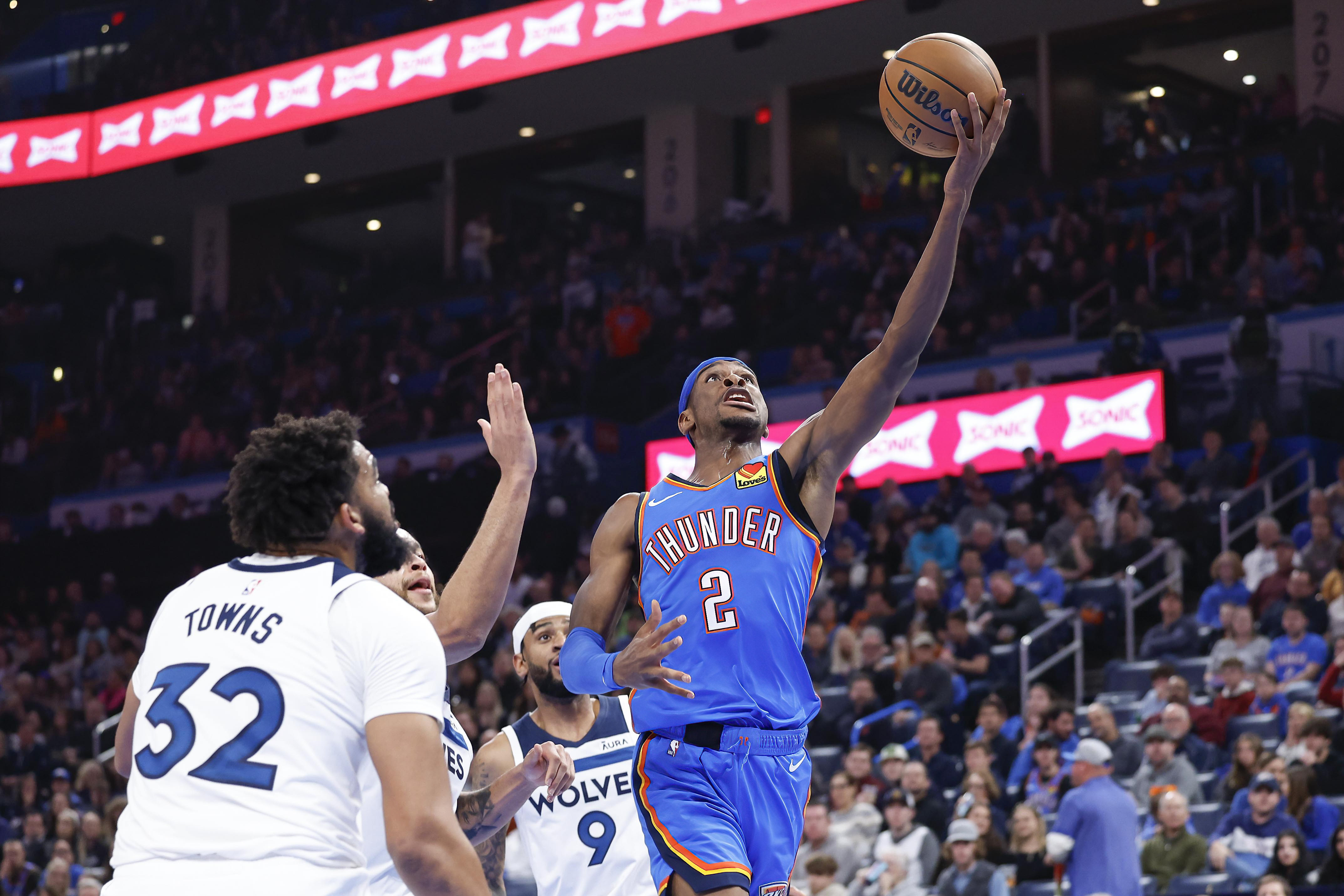 Shai Gilgeous-Alexander, Thunder handle Wolves | Reuters