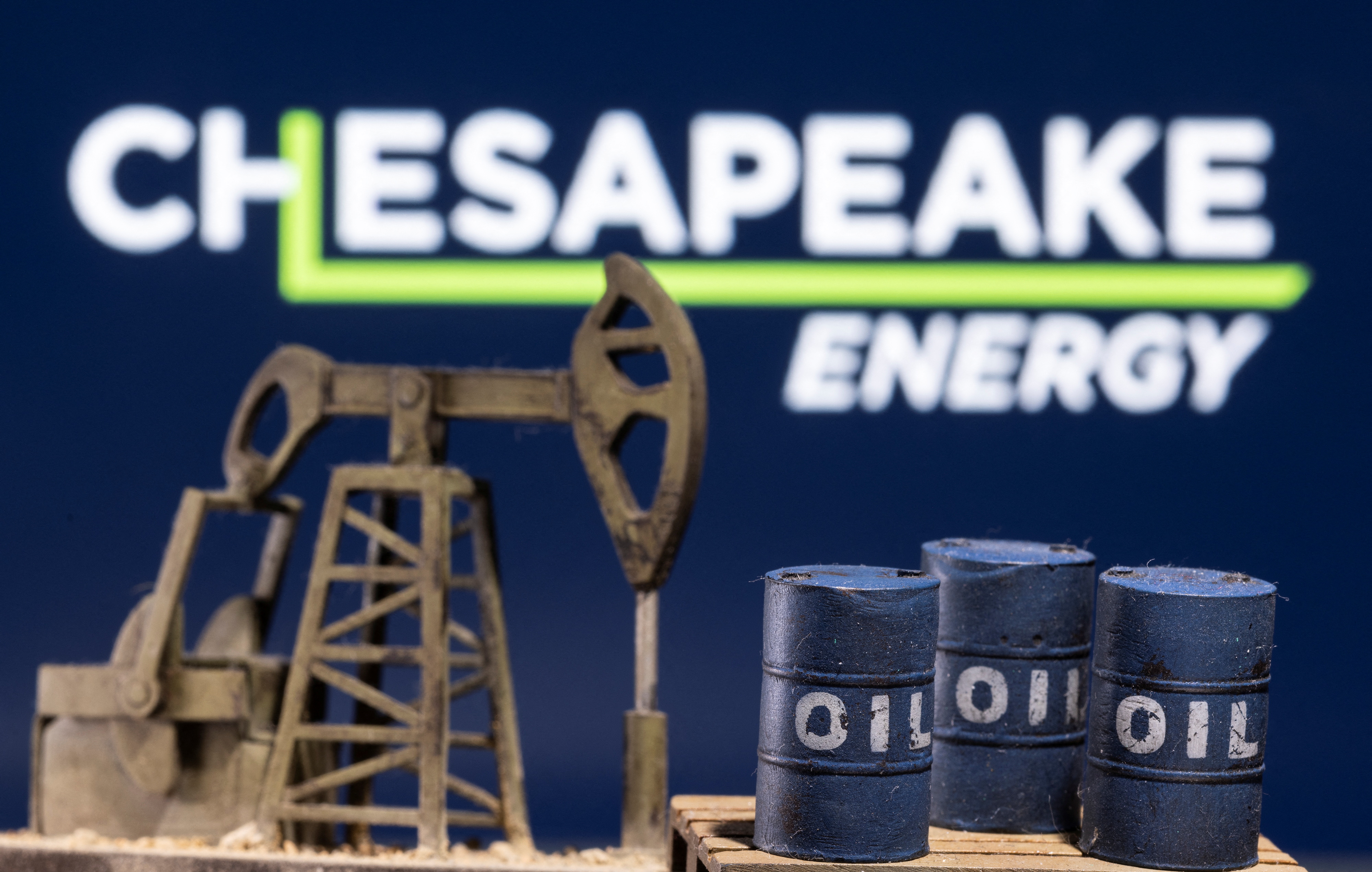 Illustration shows Chesapeake Energy logo
