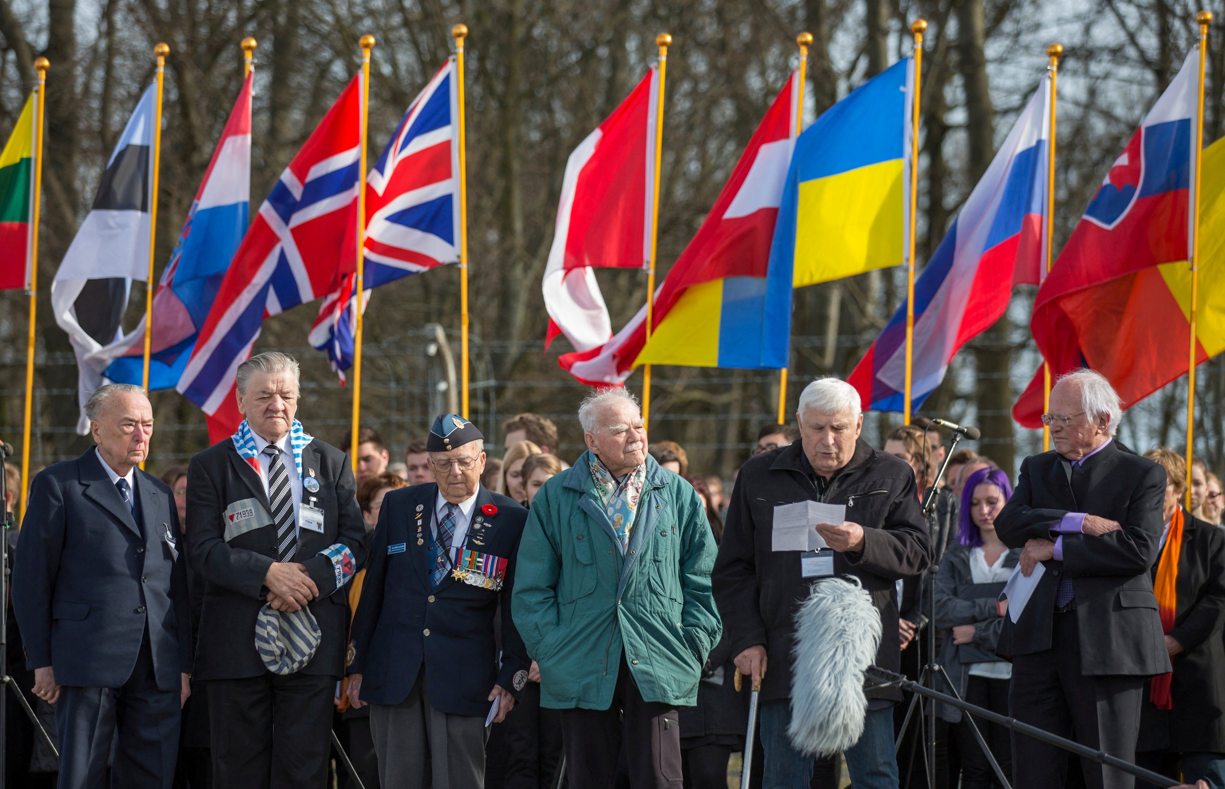 European commemoration of the 70th anniversary of the liberation of the Buchenwald concentration camp, in Weimar