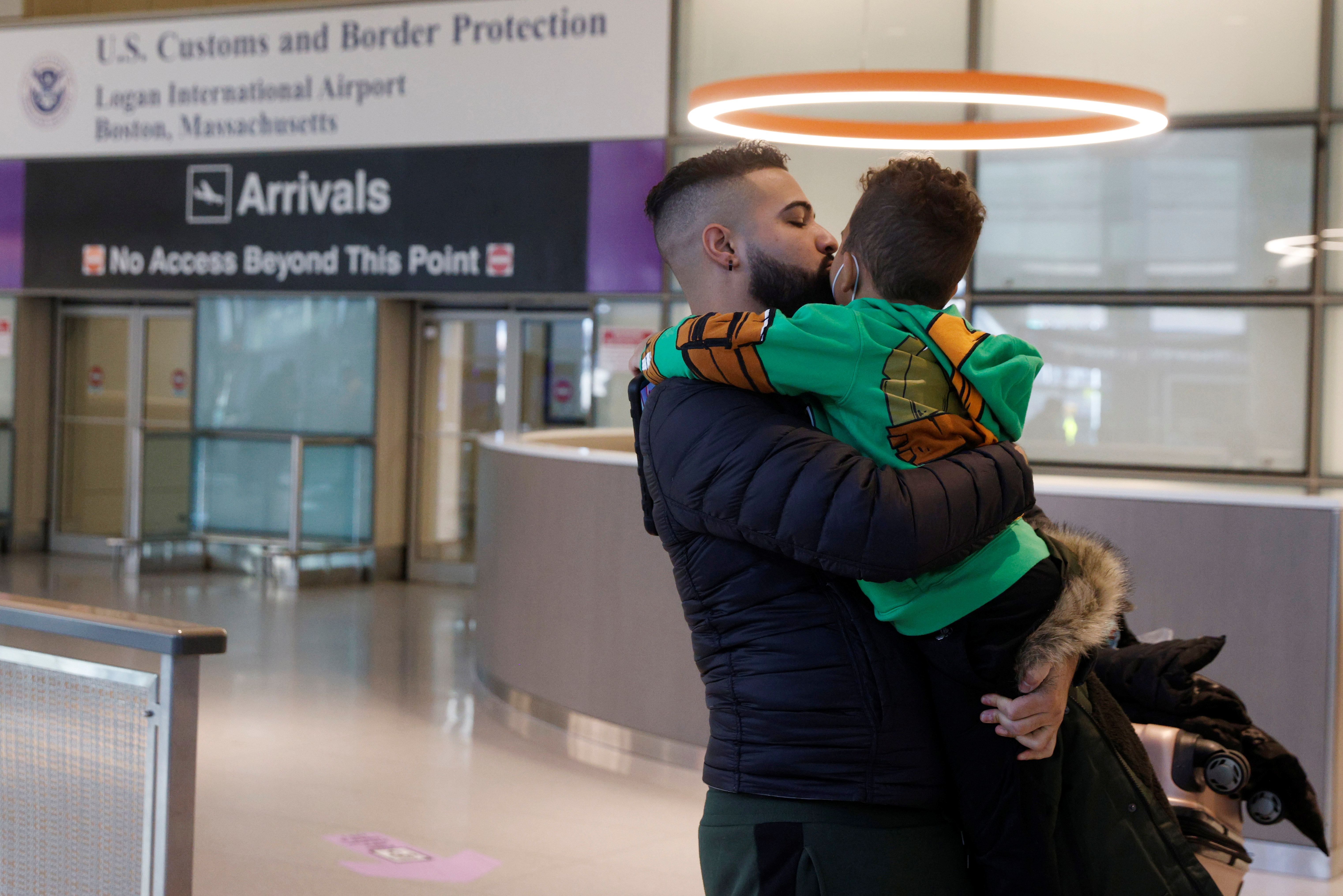 Vaccinated travellers arrive in Boston as U.S reopens air and land borders