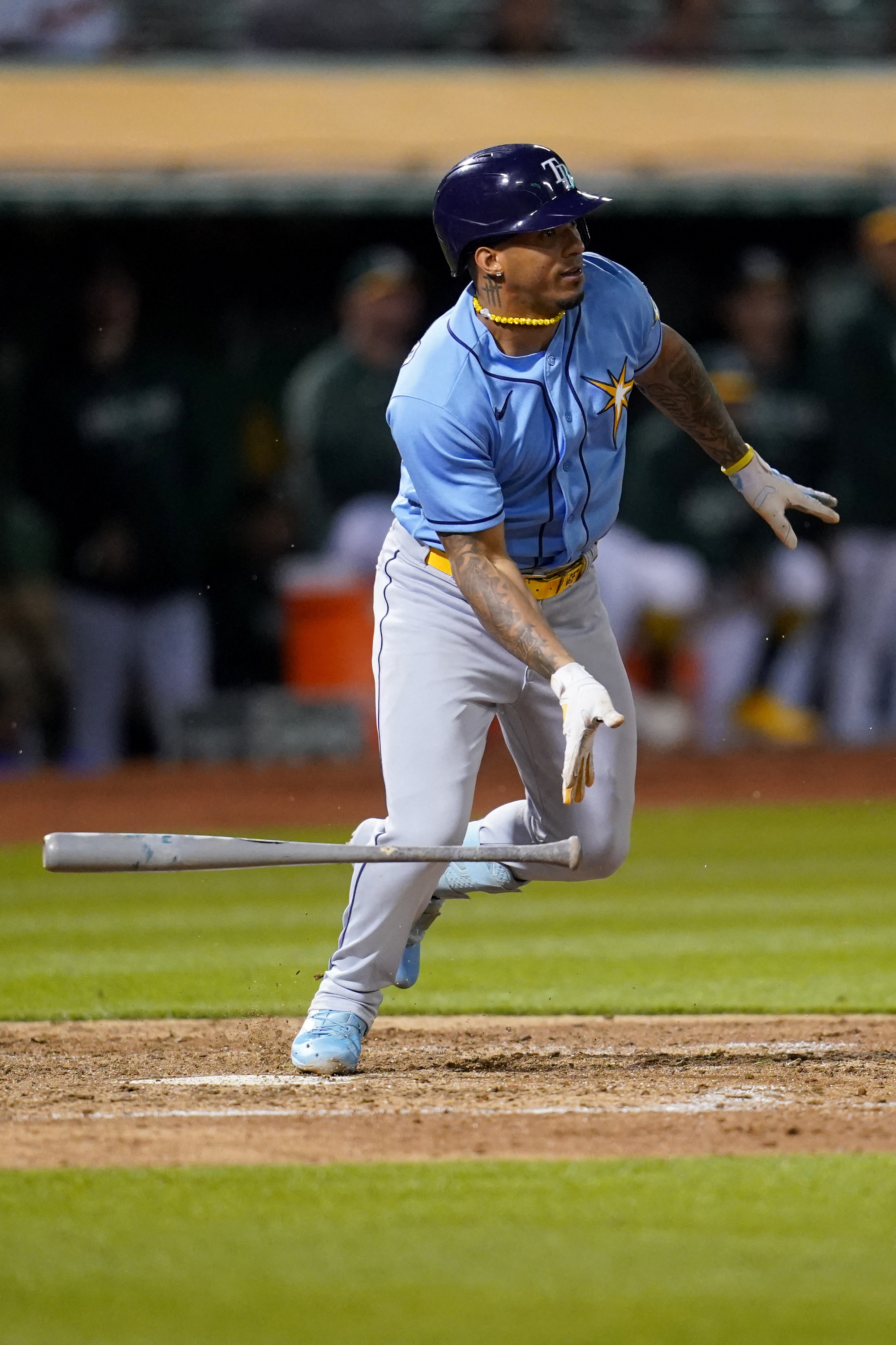 Shea Langeliers' key hit extends Athletics' streak at Rays' expense