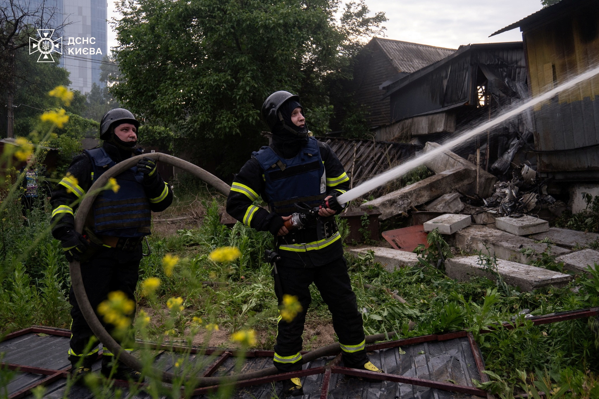 Russian missile attack on Kyiv damages power facility, grid, energy ...