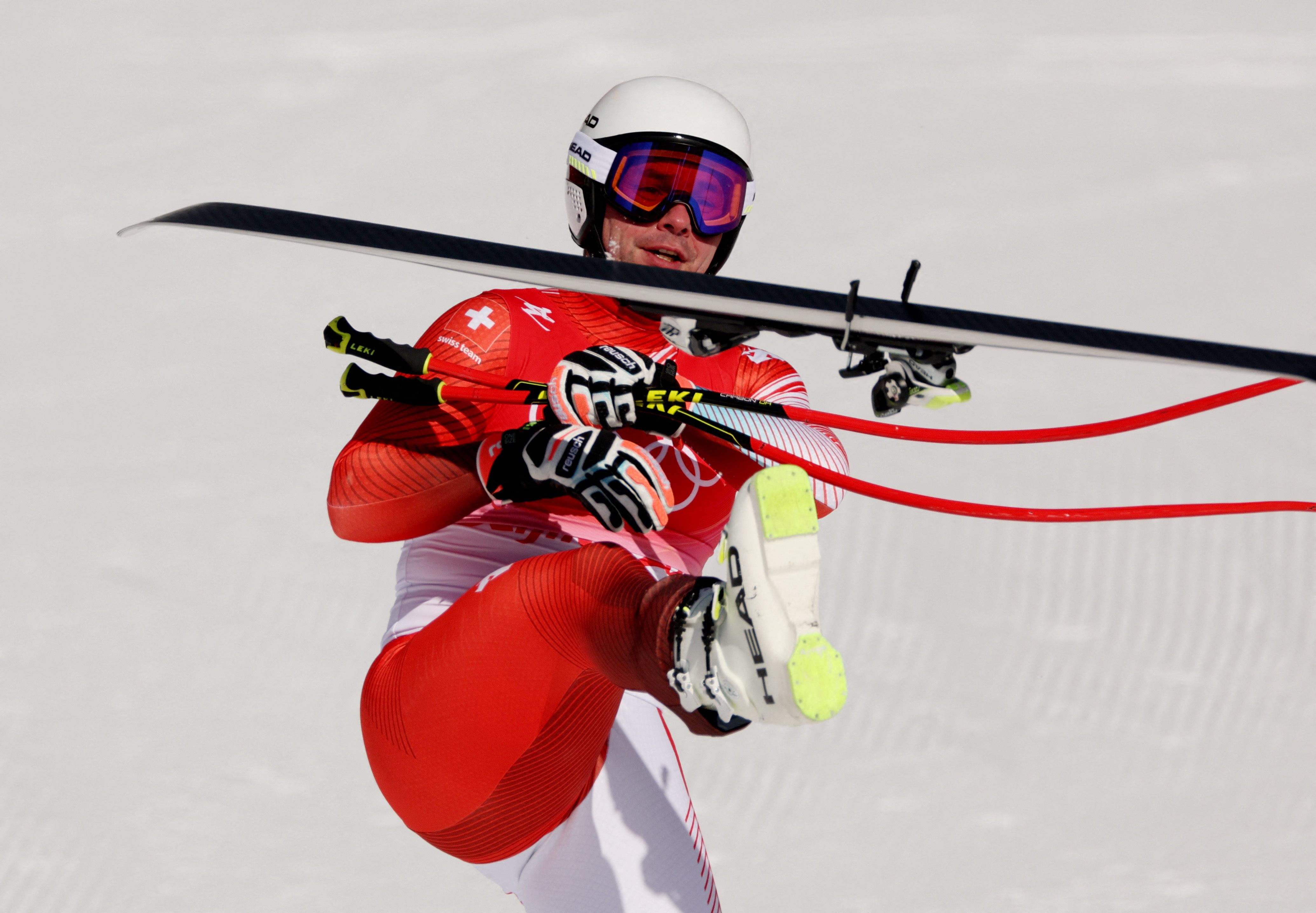 Alpine skiingSwiss Feuz wins downhill gold ahead of Frenchman Clarey