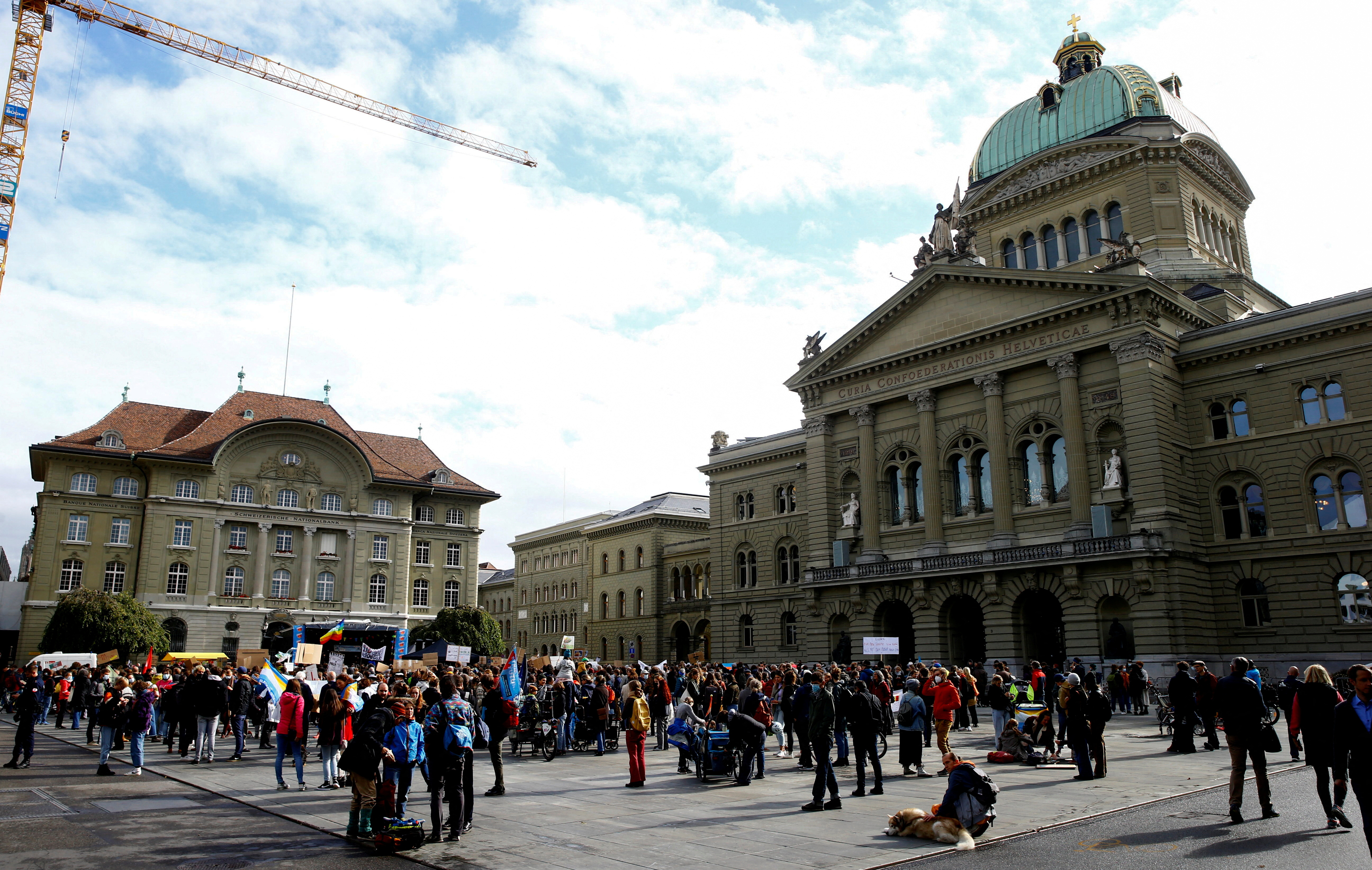 Global Climate Strike protests in Bern