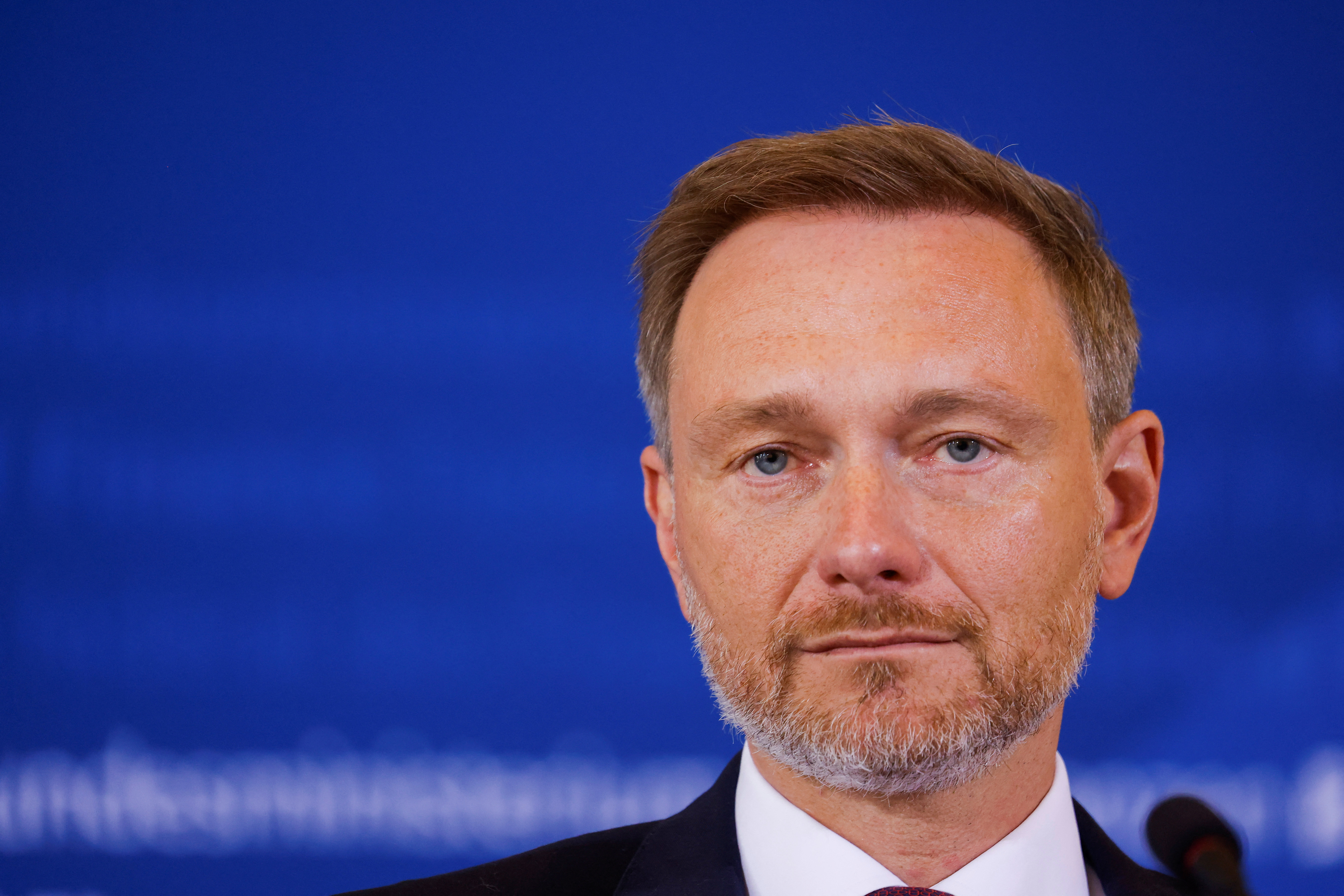 German Finance Minister Lindner attends a news conference in Berlin