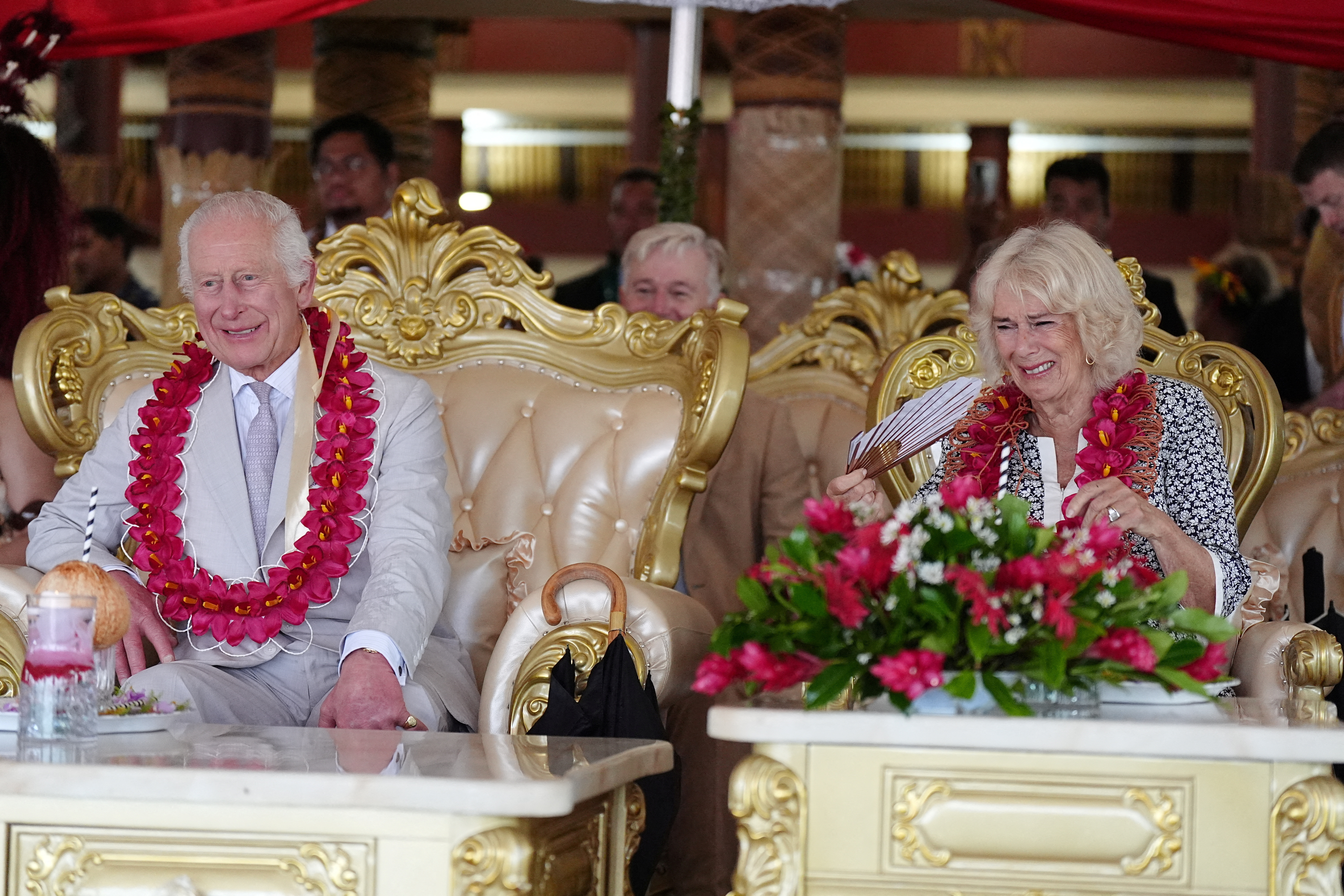 Britain's King Charles and Queen Camilla visit Samoa