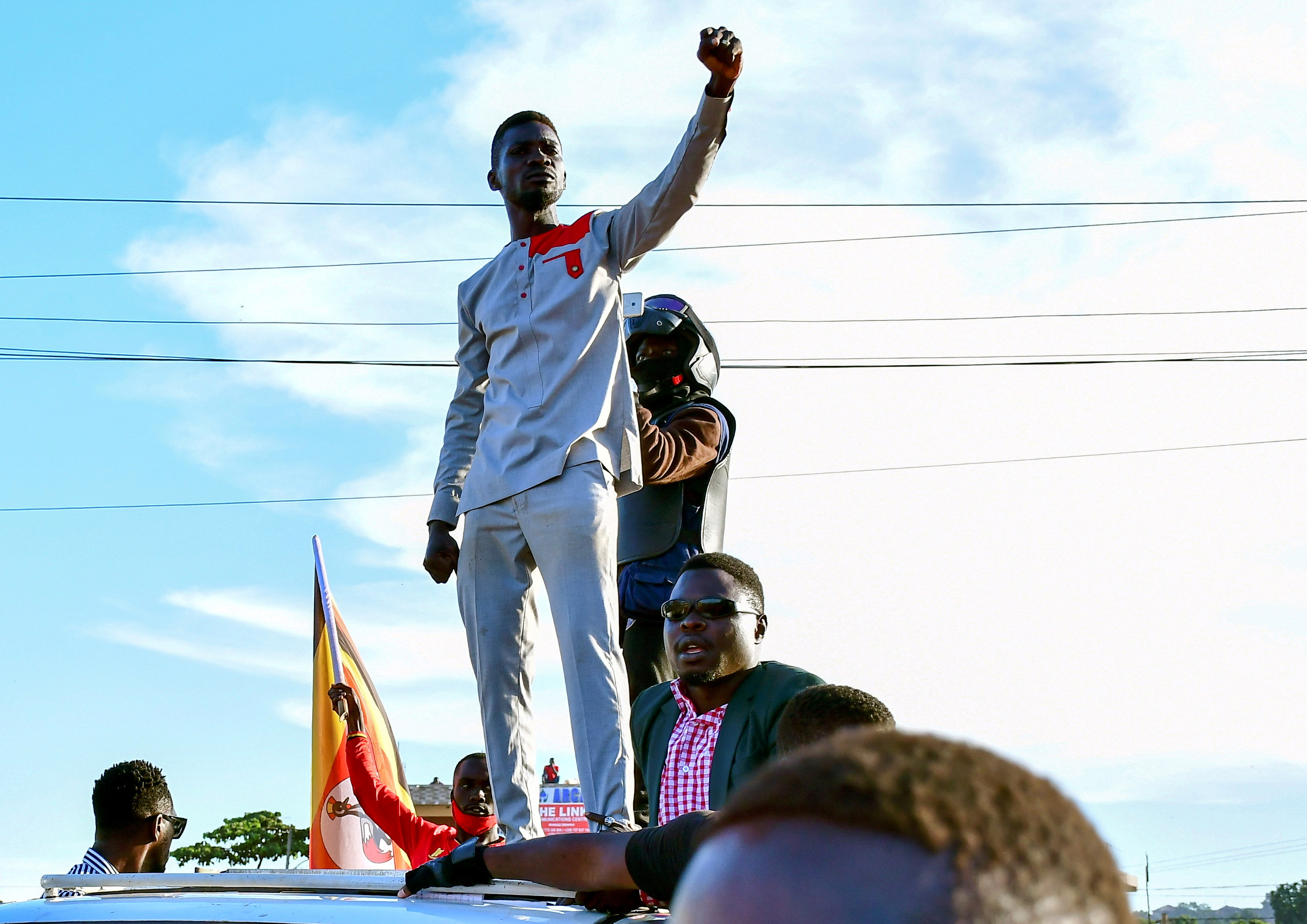 Uganda Opposition Candidate Bobi Wine Arrested, Police Fire Tear Gas At ...