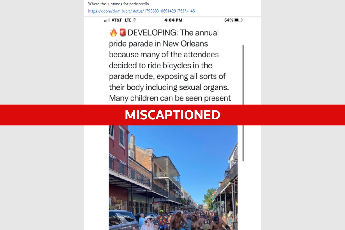 Fact Check: Photo of naked cyclists is not from New Orleans Pride parade |  Reuters