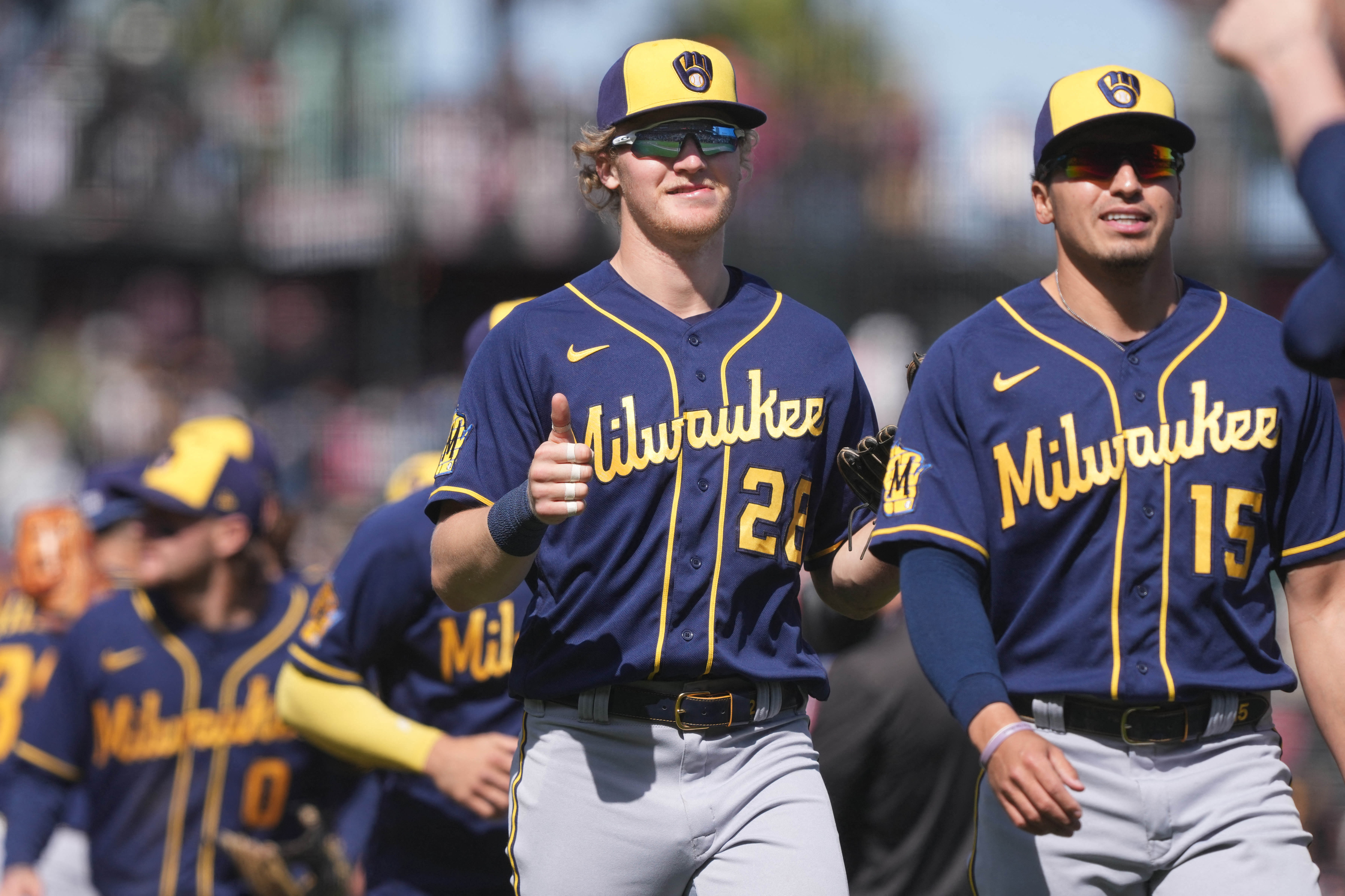 Willy Adames with his 100th Career HR after a season-high 4 RBI game, where  the Milwaukee Brewers defeated the SF Giants 7-3. : r/Brewers