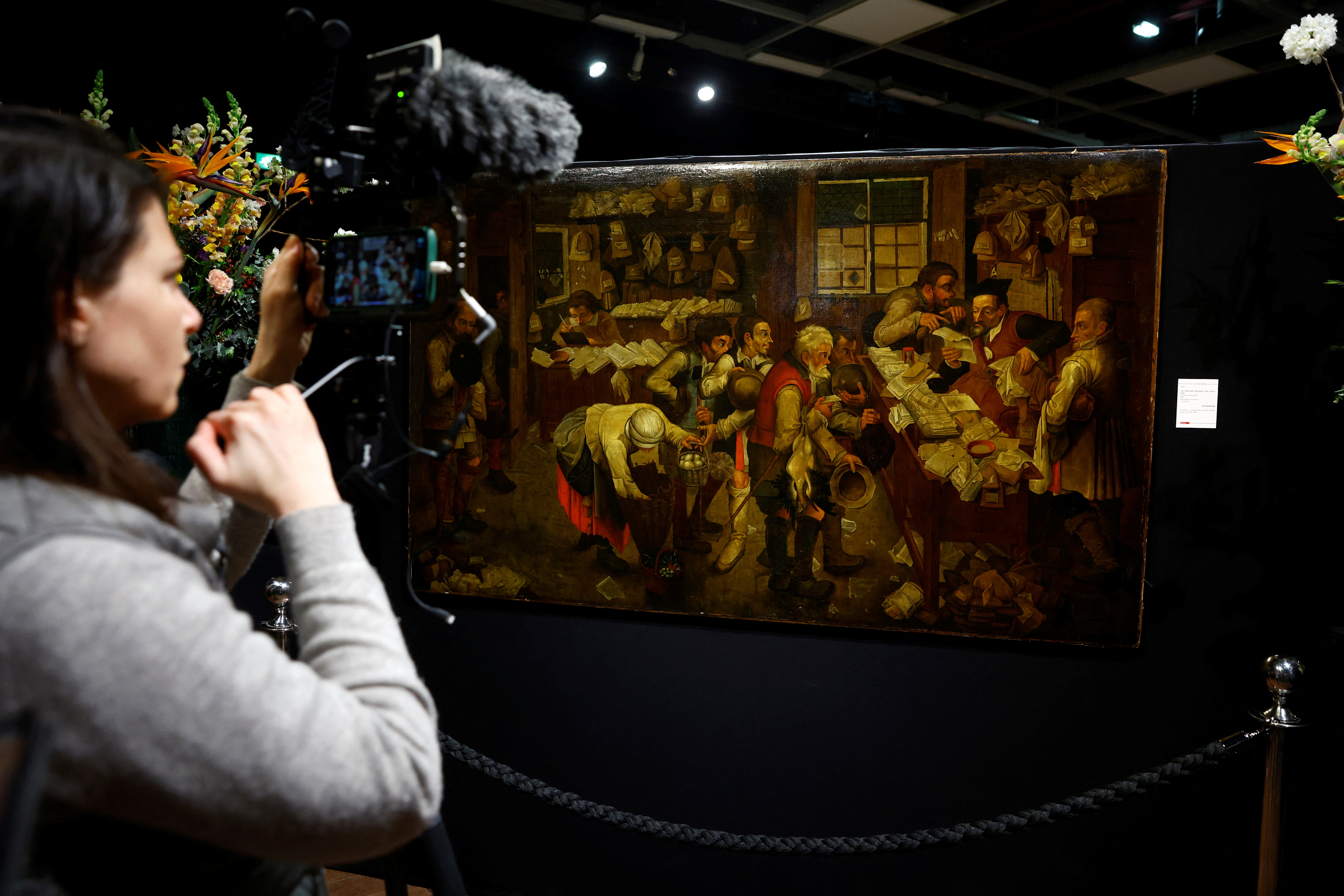 A rare painting by Pieter Brueghel the Younger on sale at Drouot auction house in Paris