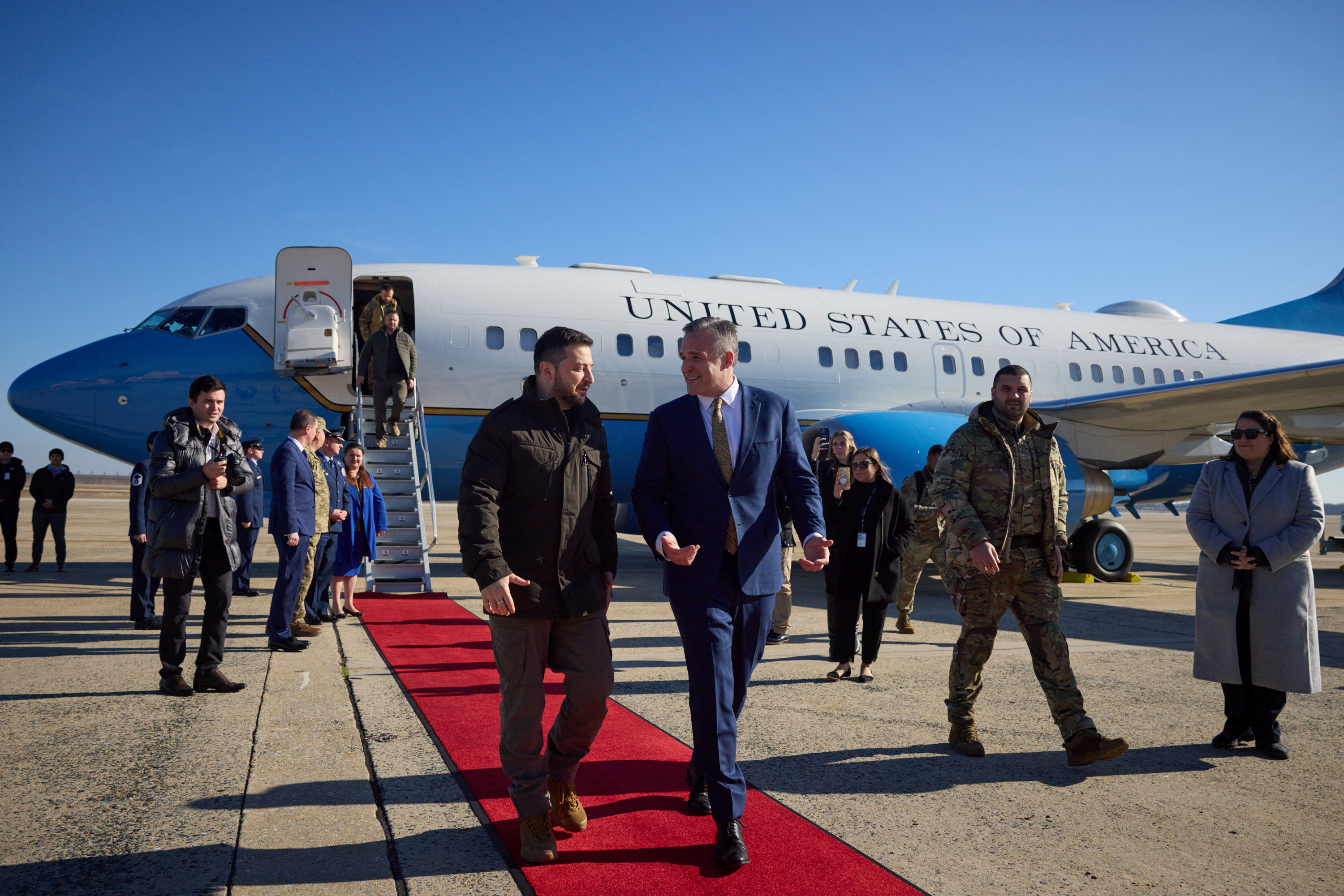 Ukraine's President Zelenskiy visits Washington