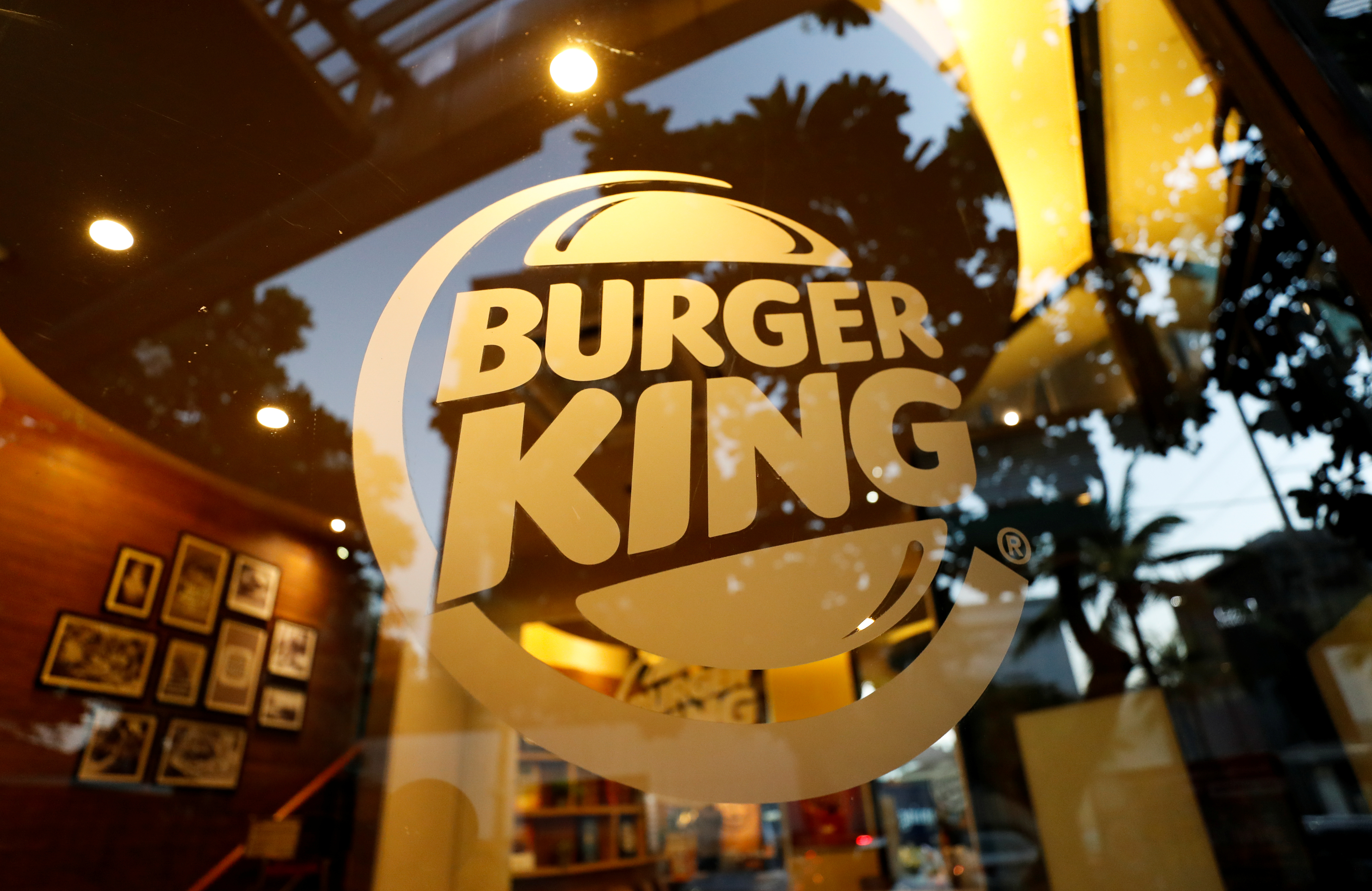 A Burger King logo is seen at a restaurant in Bangkok