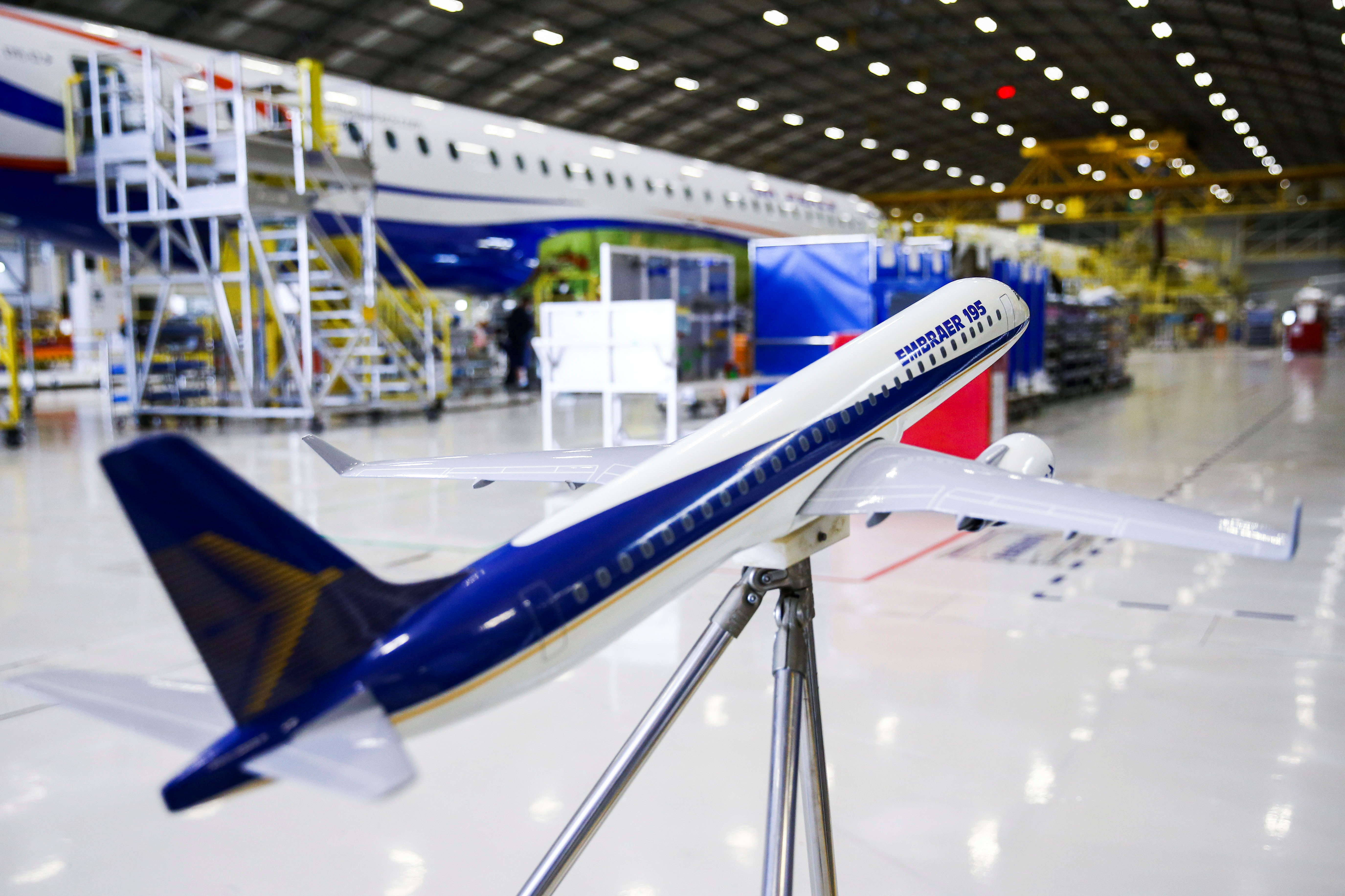 Embraer holds media day in Sao Jose dos Campos