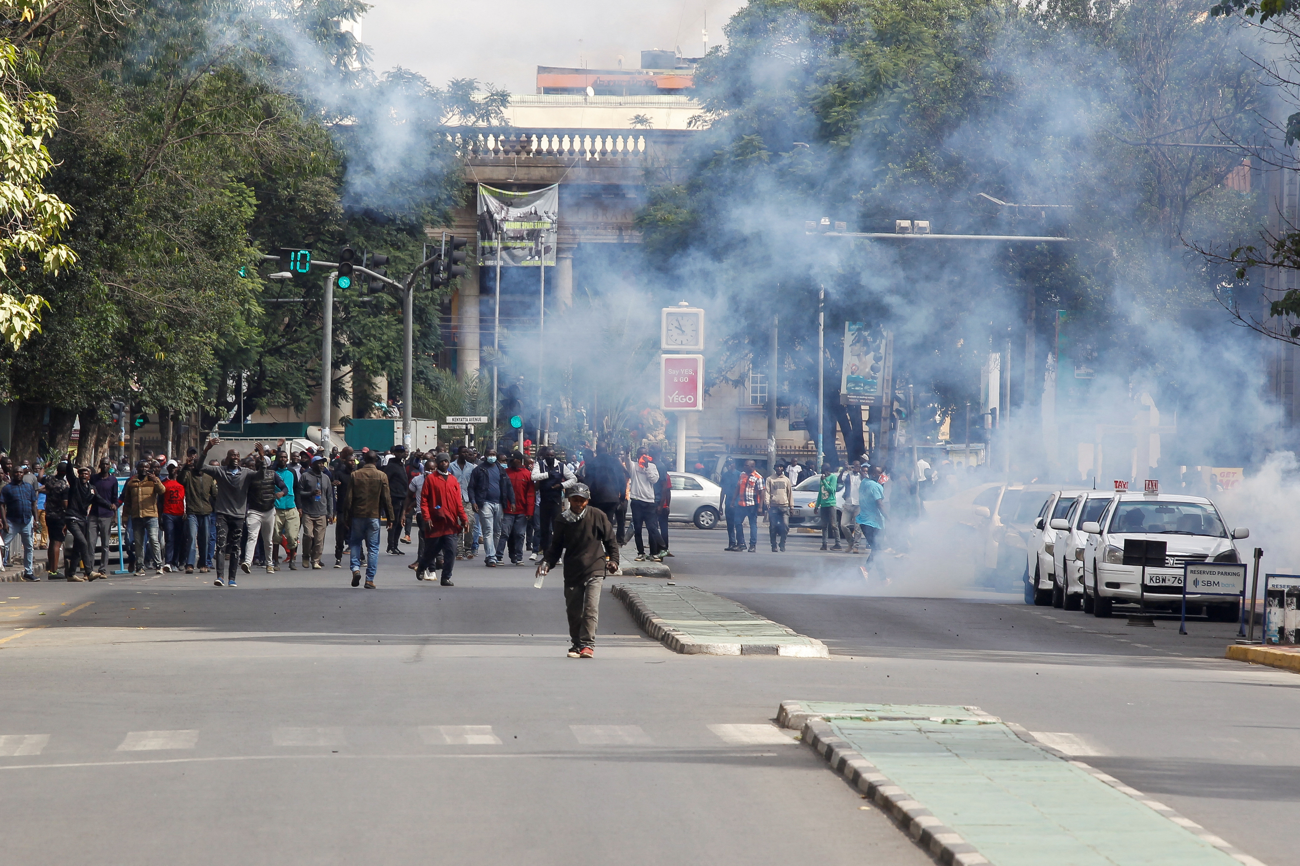 Nationwide protest over the cost of living and against Kenyan President William Ruto's government, in Nairobi