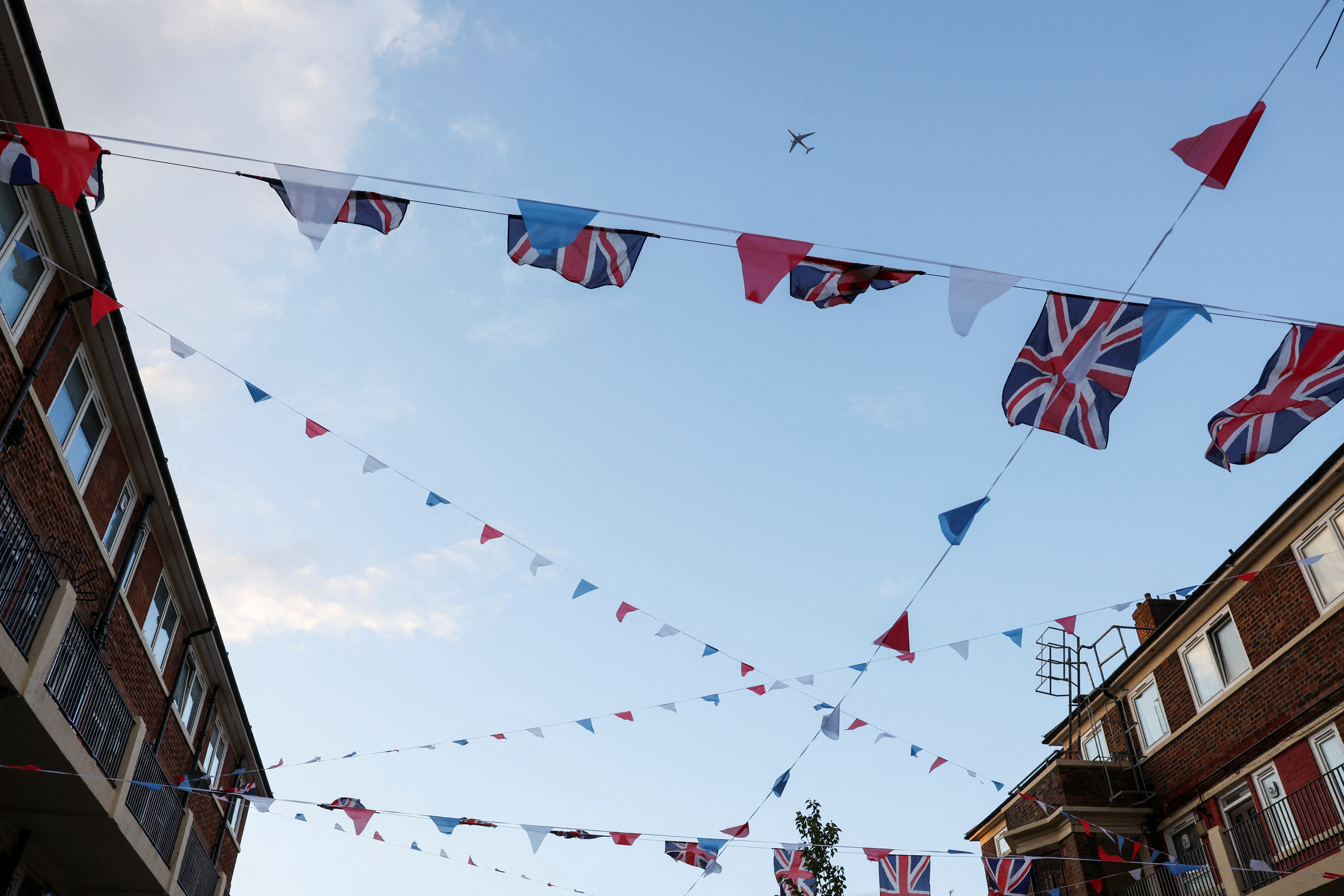 Preparations for King Charles' Coronation in London