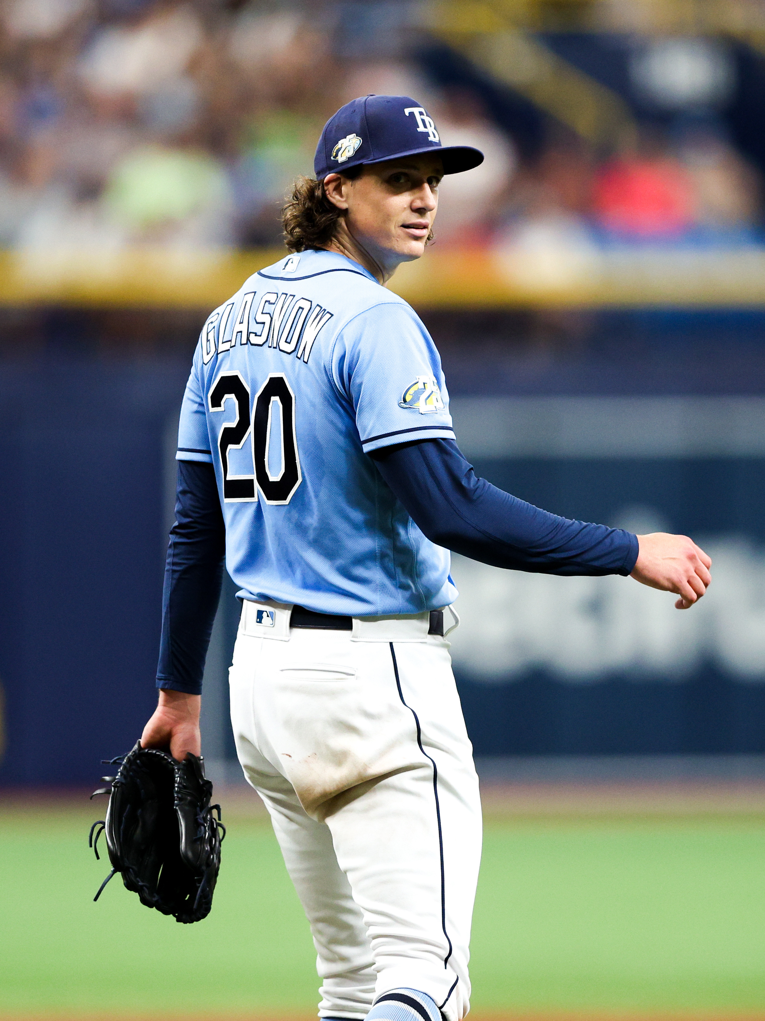 Tyler Glasnow's 12 Ks help Rays past Royals 3-1